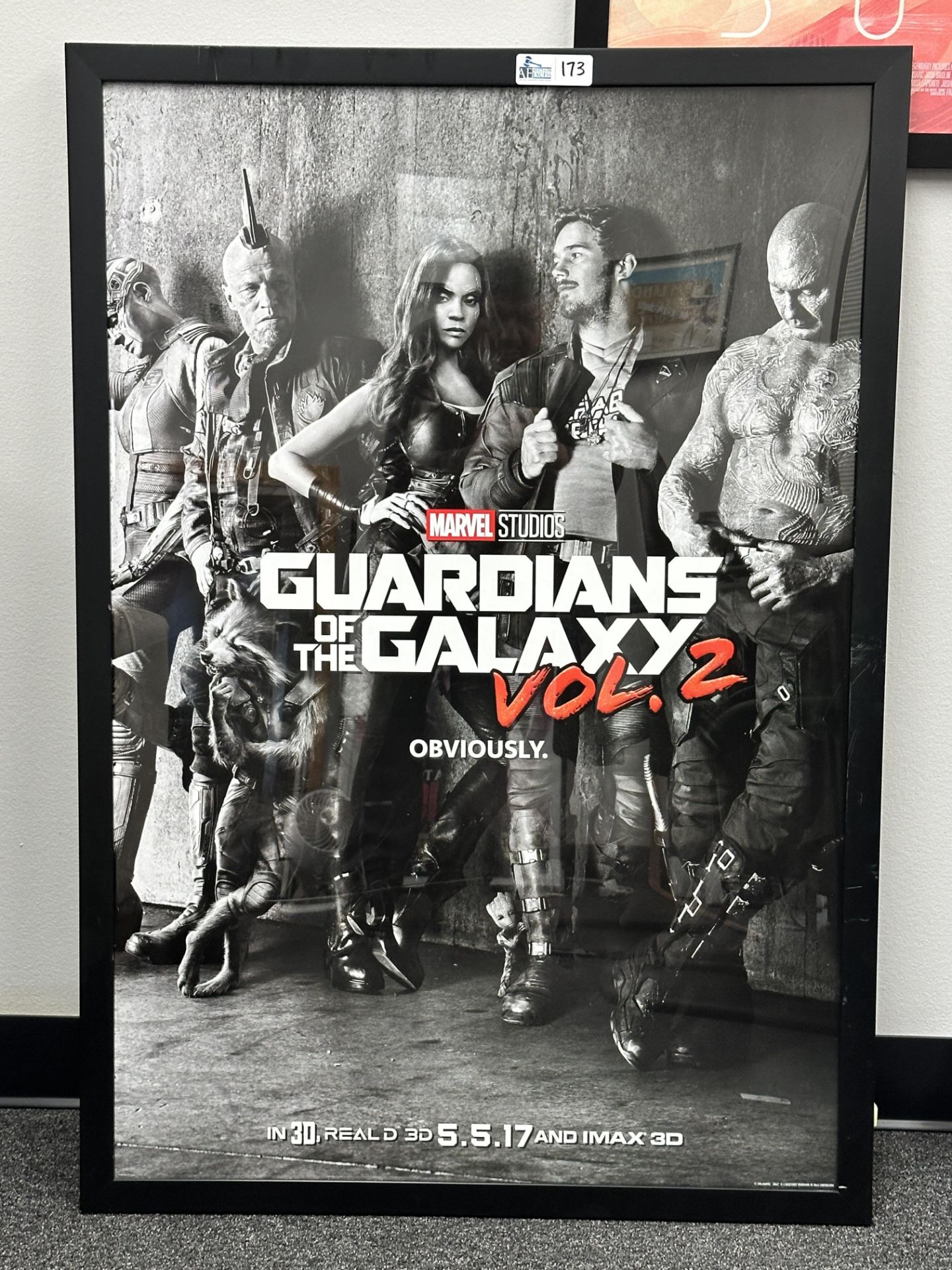 Guardians of the Galaxy Vol. 2(2017) Original Theatrical Poster, Framed
