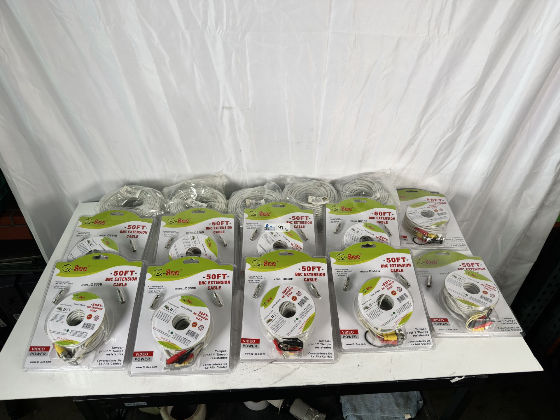 Lot of 10x See QS50B 50ft Extension Cable New + 4x 100ft Cat5 Cab,le 24AWG New