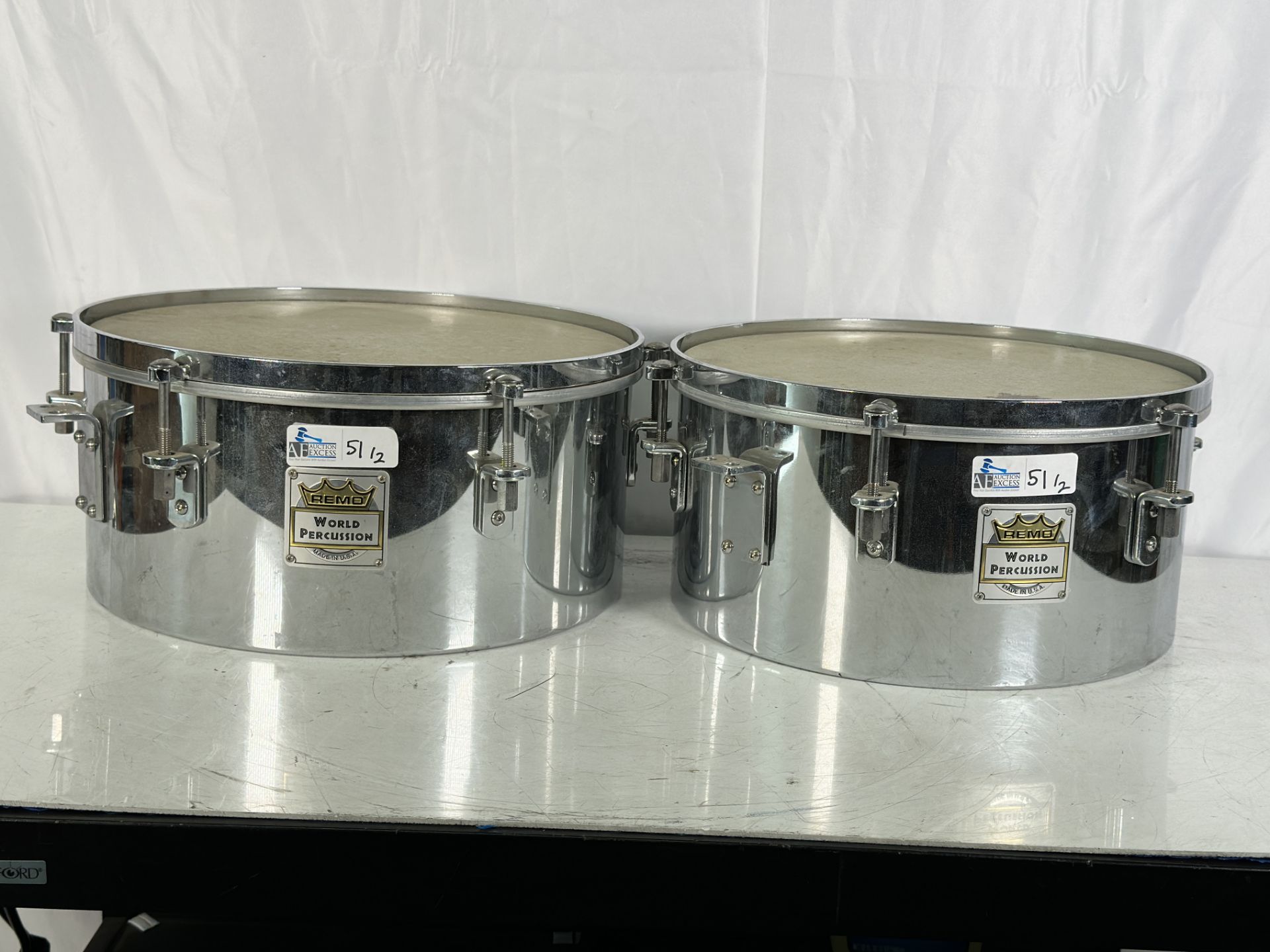 Lot of 2 Remo World Percussion Timbales Drums - Image 5 of 8