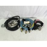 Lot of Pro Audio Cable Including (2) Mogami 3161, 17' EDAC Elco 56 Pin XLR Male and Female 16 Channe
