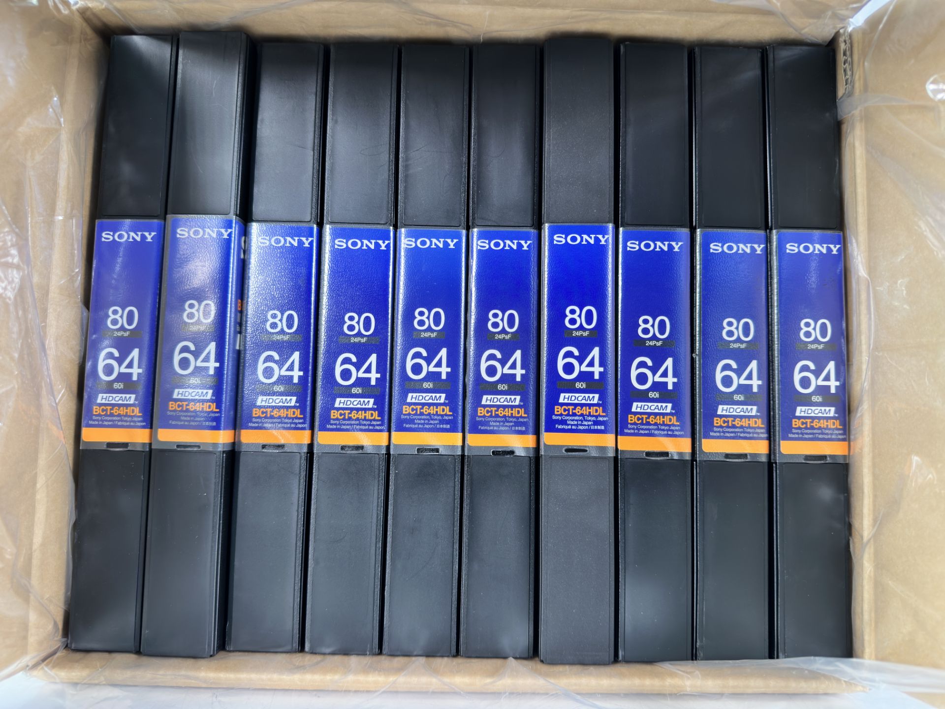 Sony HDCAM BCT-64HDL Digital Video Cassettes Lot of 10 New - Image 4 of 4