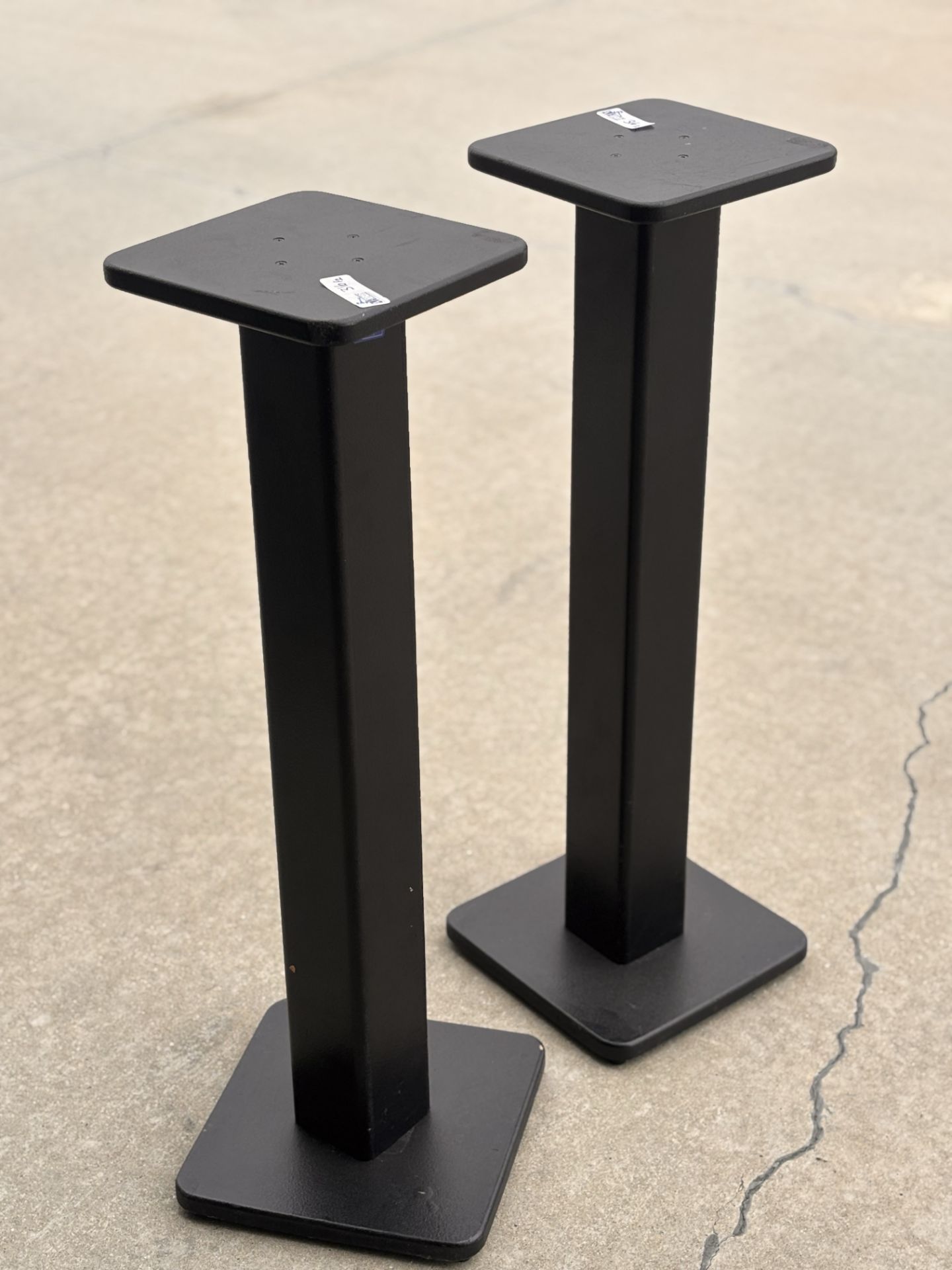 Lot of 2 Speaker Stands, Platform Measures 10x10" - Image 2 of 4