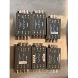 Lot of 6 AJA HD10DA 1x6 HD/SD Re-locking Distribution Amplifiers Dual Rate