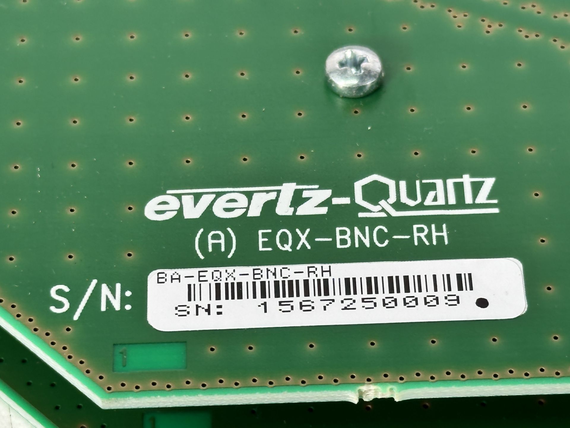 Lot of 7x Lot of 4 Evertz EQX-IO18-RP Backplane Connector Boards for Quartz router EQX-BNC-RH LH BNC - Image 2 of 6
