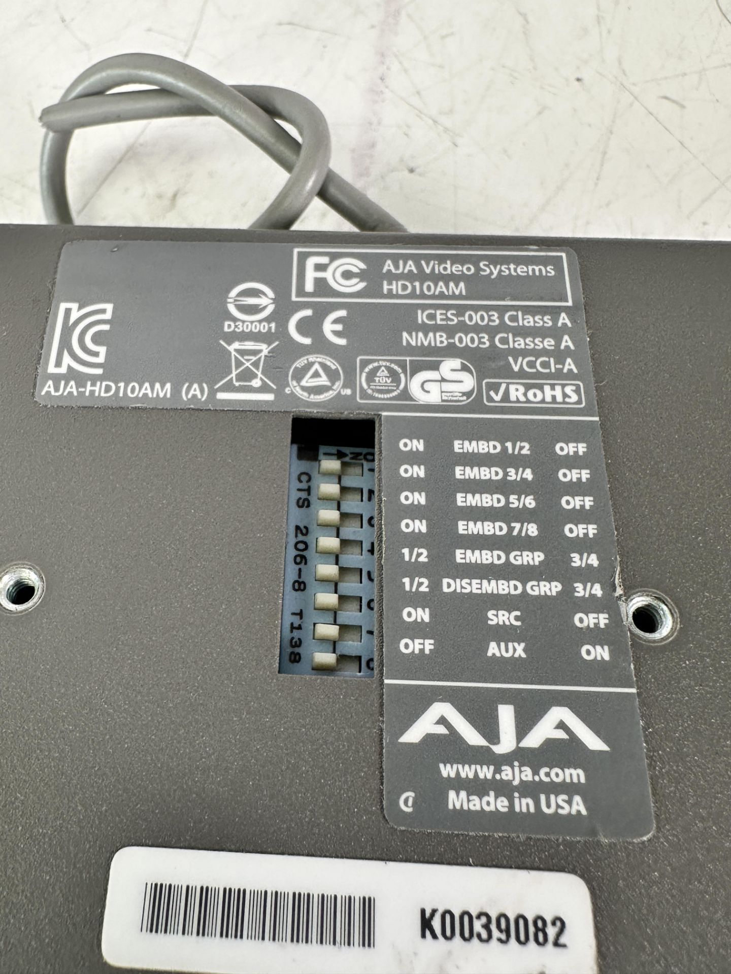 Lot of 6 AJA Converters: (3) AJA HD10MD3 HDSDI to Standard Definition Down Converter + (3) AJA HD10A - Image 4 of 9