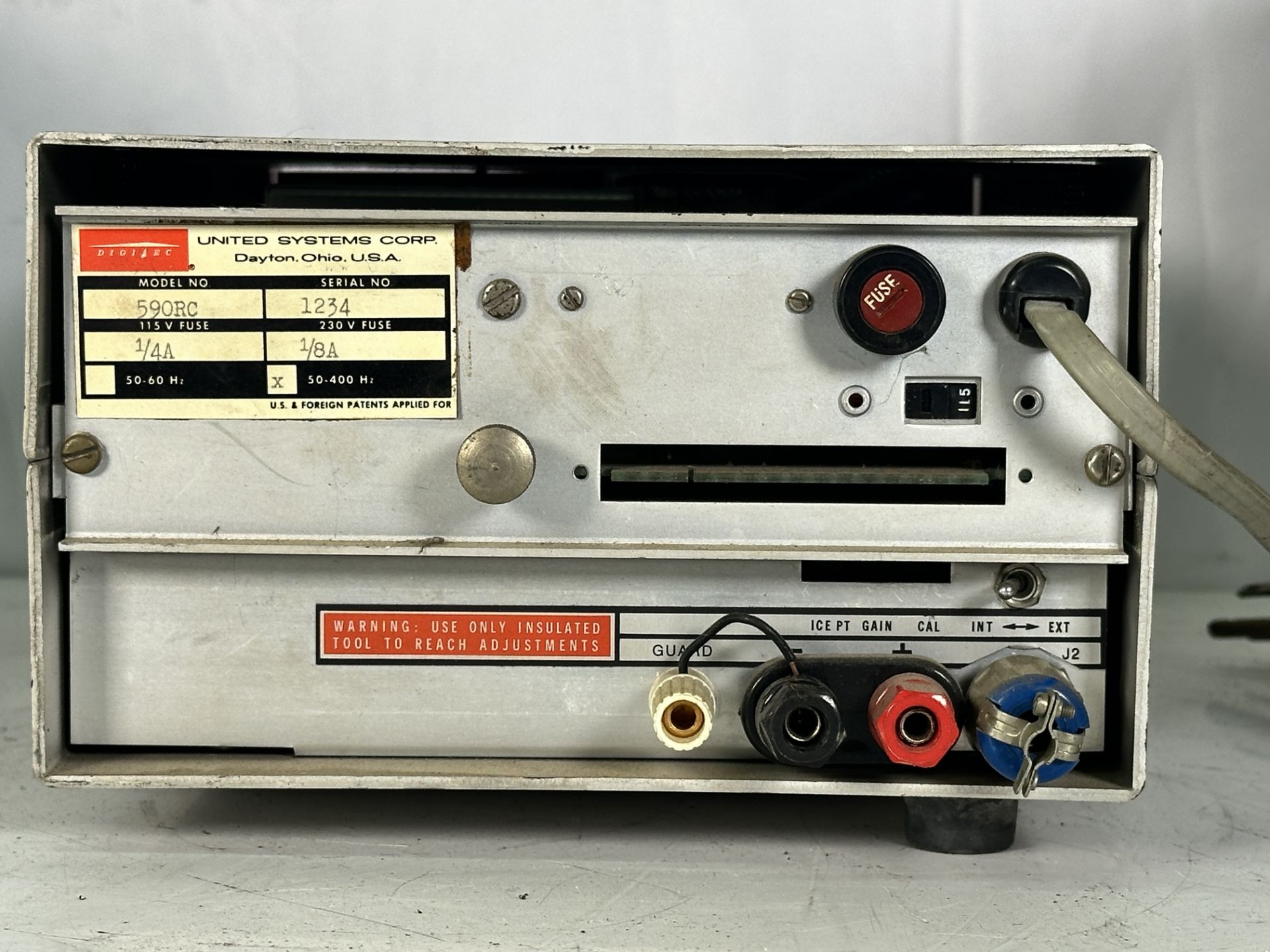 Lot of Misc Test Equipment Including United Systems Corporation 590rc Thermocouple Thermometer, (2) - Image 6 of 7