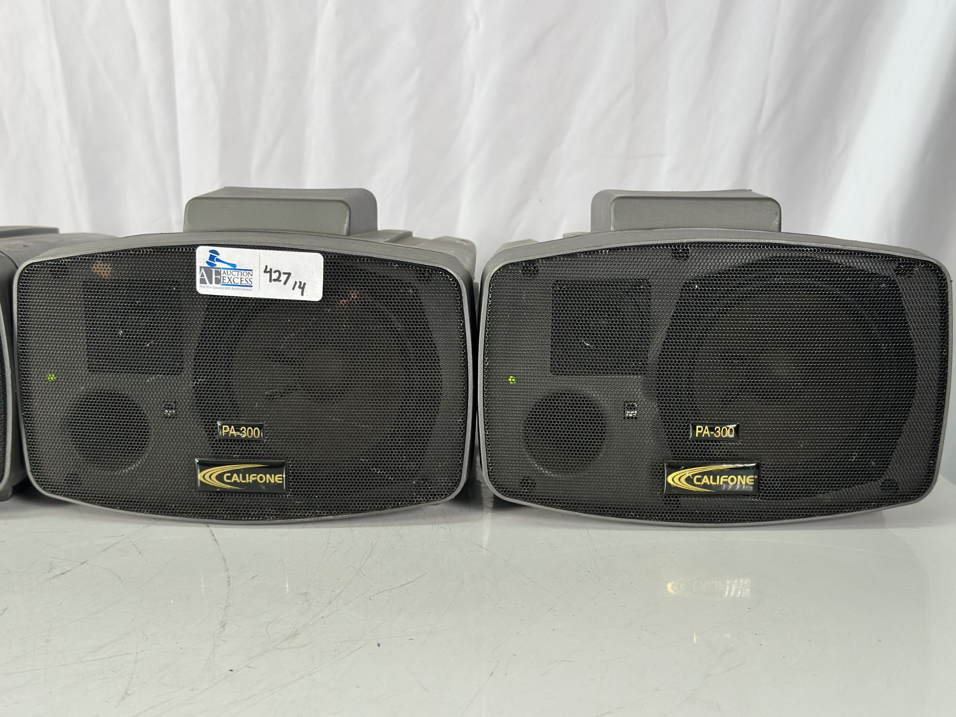 Lot of 4 Califone PA-300 Presentation Pro 90 Watt Stereo PA Speakers - Image 3 of 8