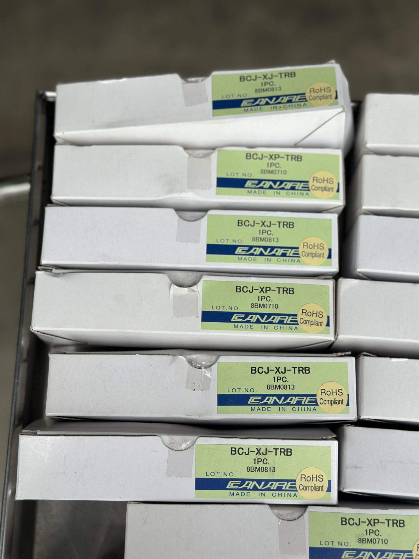 Lot of 22x Canare BCJ-XP-TRB AES-EBU Digital Audio Adapter BNC to XLR-3 Impedence Matches New Old St - Image 4 of 6