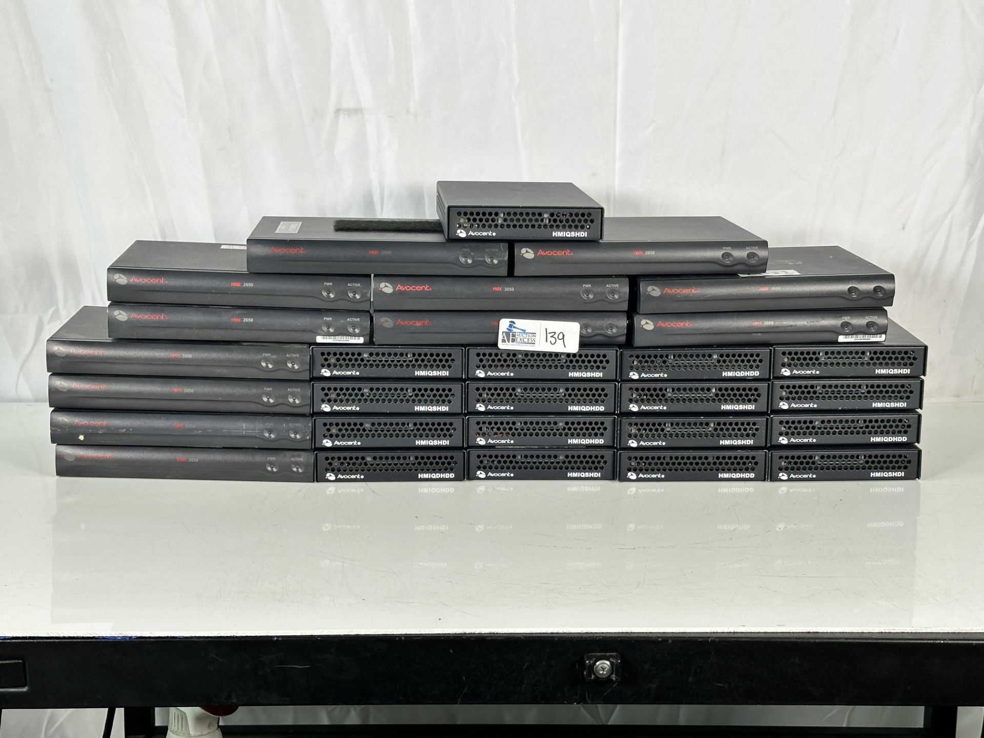 Lot of 25+ Avocent Extenders including Avocent HMX 2050 Series High Performance KVM System 510-155-5