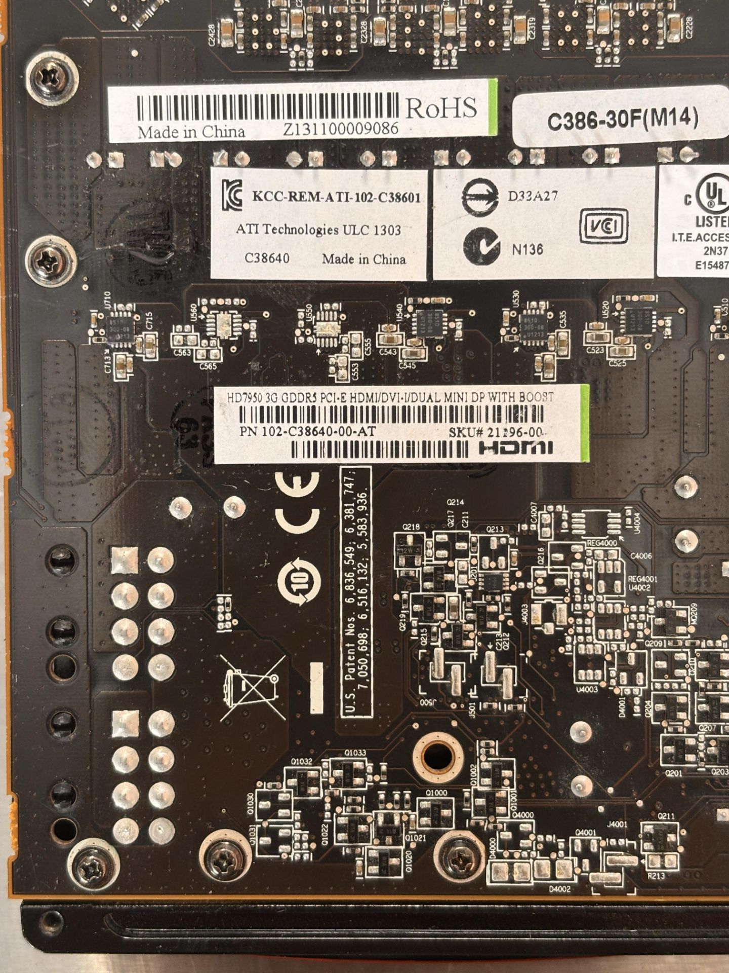 Lot of 2 Graphics Cards: ASUS AMD Radeon R9 270X 4GB GDDR5 Video Graphics Card GPU R9270X-DC2T-4GD5. - Image 4 of 5