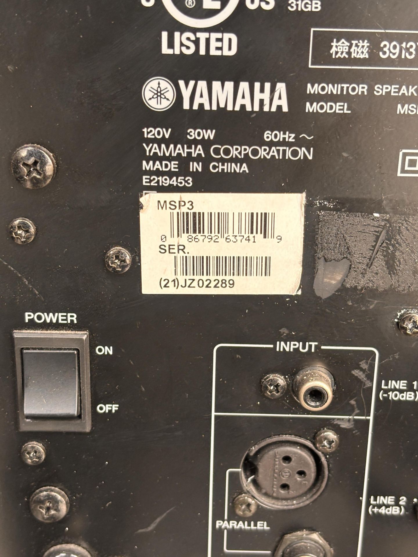 Pair of Yamaha MSP3 Monitor Speakers - Image 4 of 6
