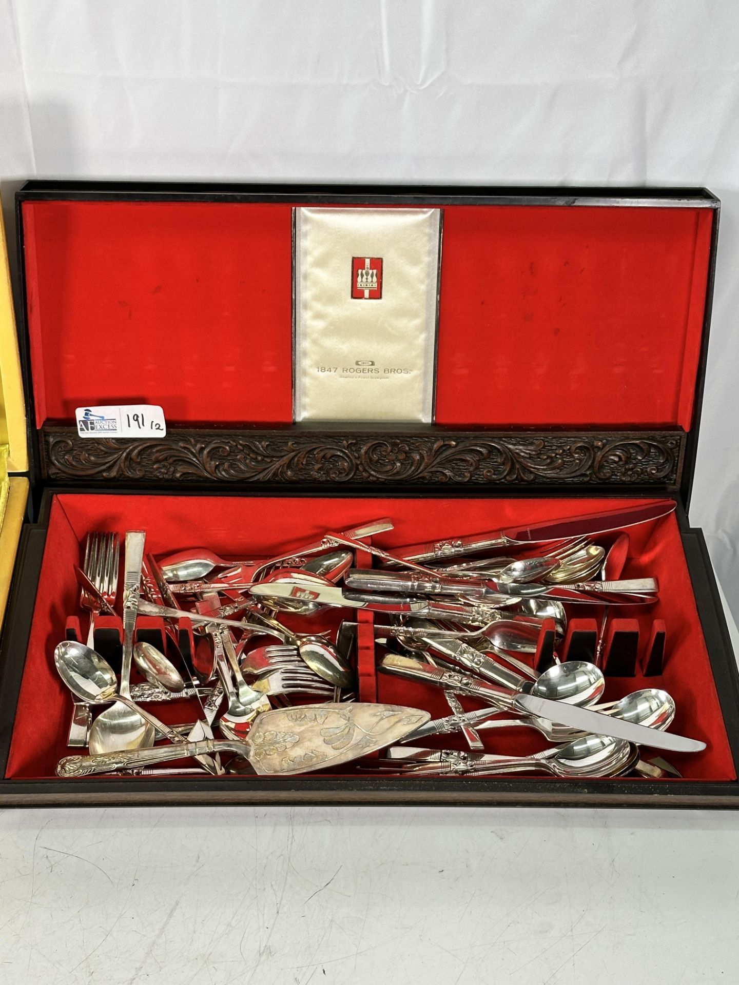 Lot of 2 Silverware Sets, Silver Plated 1847 Rogers Bros + South Seas in Community - Image 2 of 3