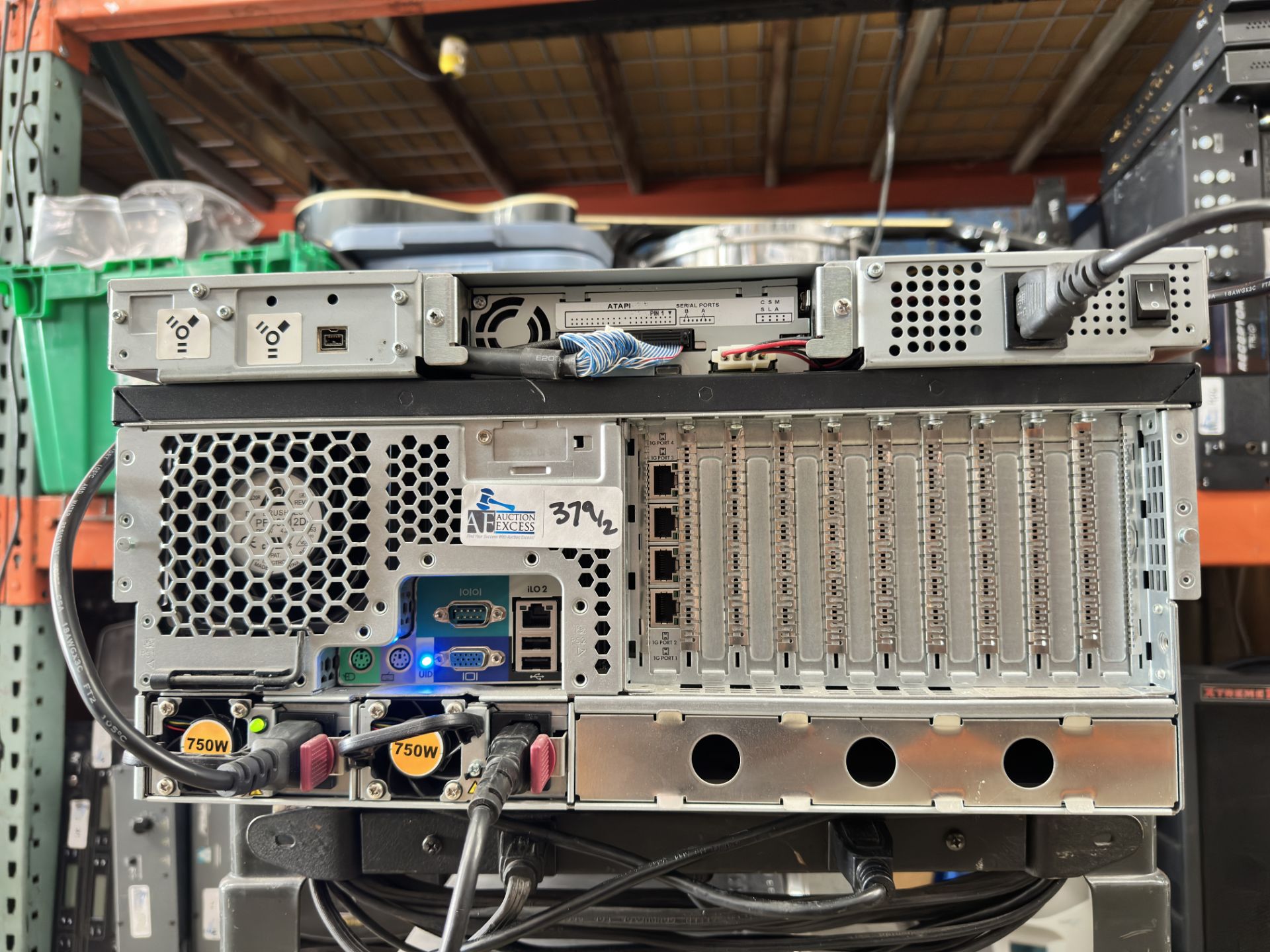 Lot of 2 Networking: HP DL370G6 (includes RAM and Processor) + Tandberg VXA Storage Loader - Image 3 of 4