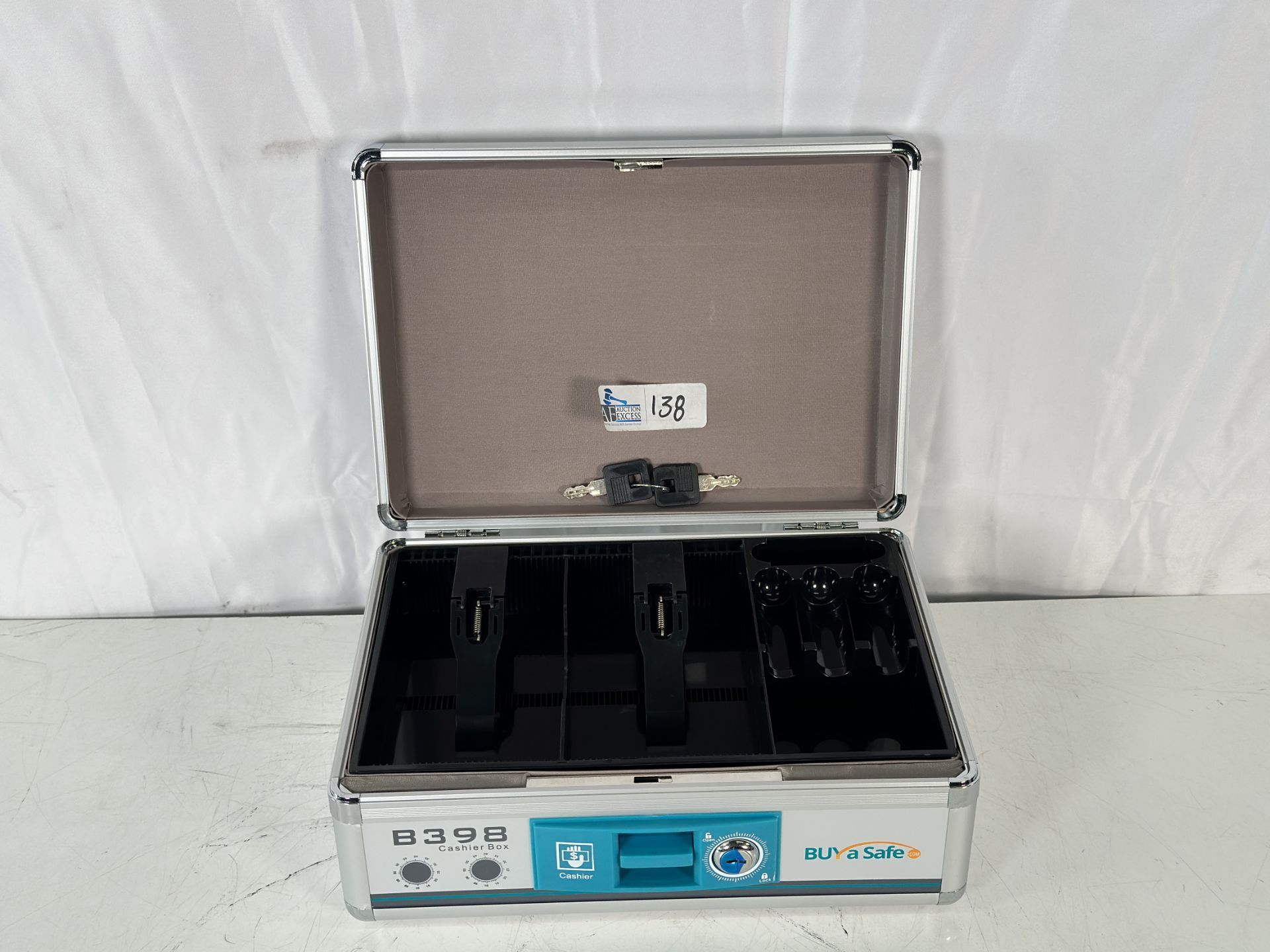 Qty 12 Buyasafe.com G-B398 Cash Boxes New in Box - Image 3 of 3