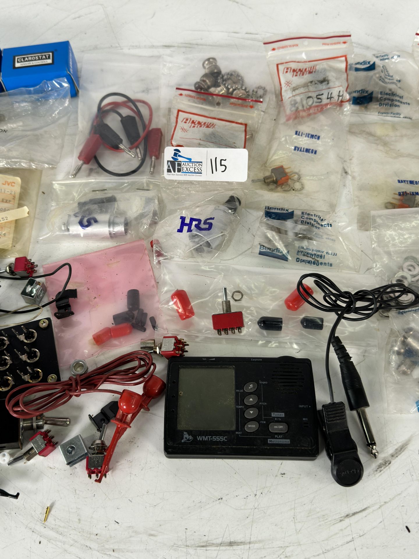 NOS Industrial & VTR Repair Lot - Clarostat Optical Encoders, JVC Jack Assy, Bendix, Switches - Image 3 of 4