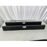 Lot of 2 JBL Professional PSB-1 Commercial Grade 2-Channel Pro Soundbars