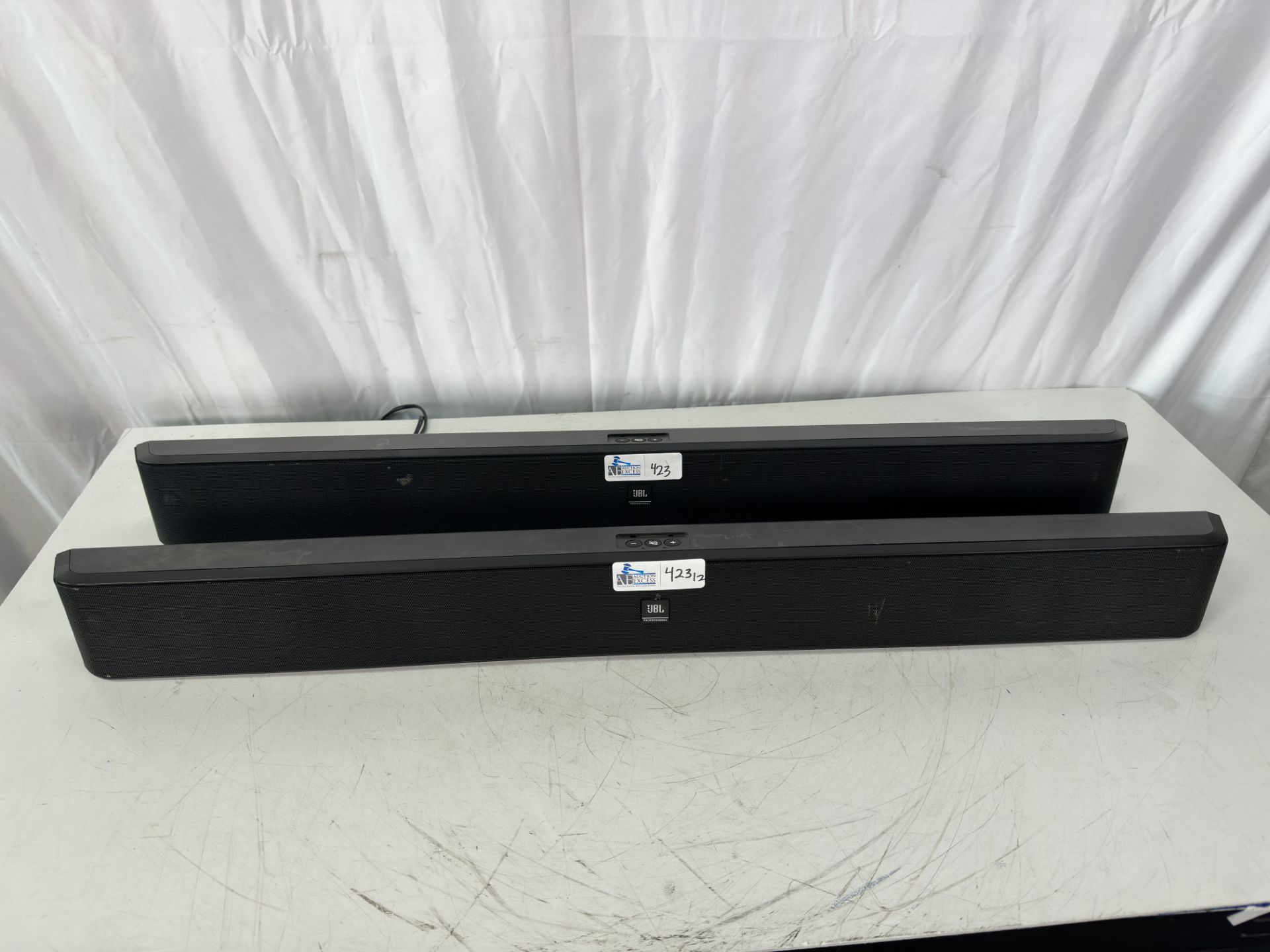 Lot of 2 JBL Professional PSB-1 Commercial Grade 2-Channel Pro Soundbars