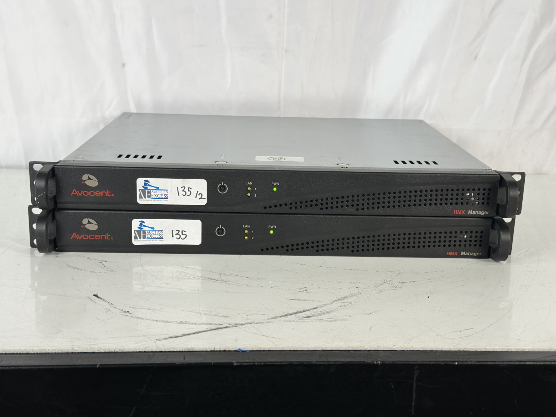 Lot of 2 Avocent HMX Manager KVM HMX Management Appliances