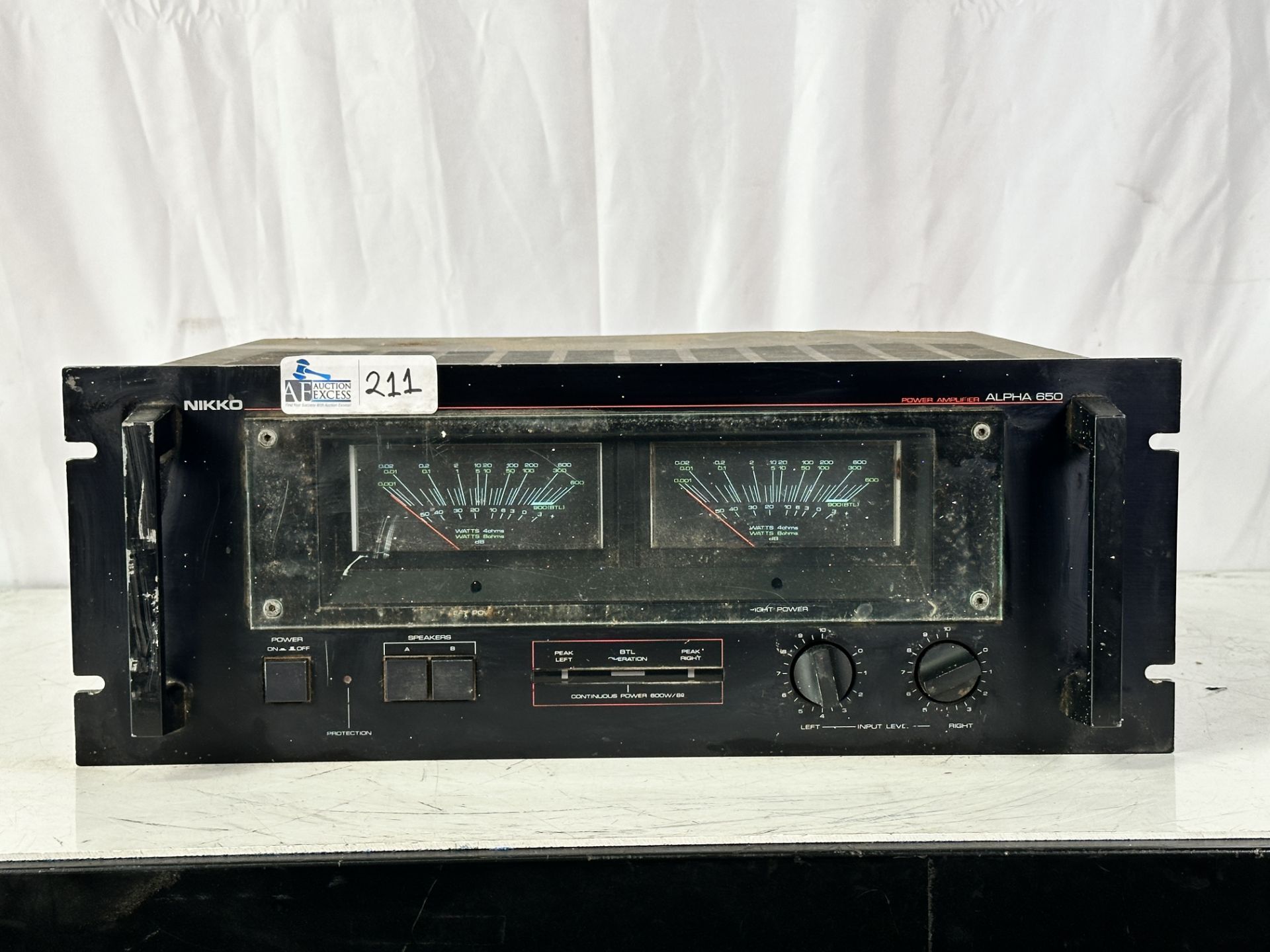 Nikko Alpha 650 Power Amplifier