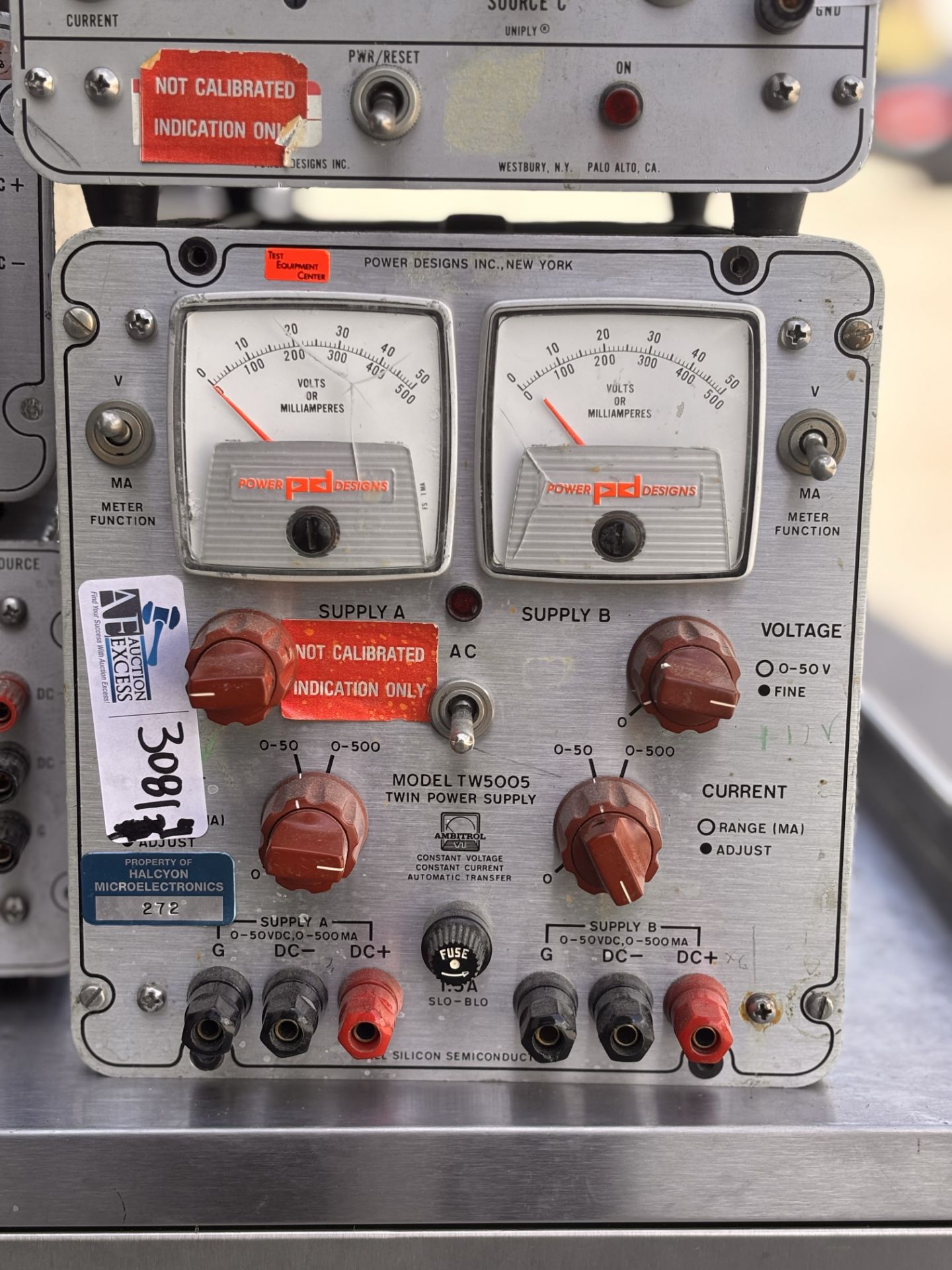 Lot of 4 Power Designs Power Supplies including Power Designs TP340 Triple Output Power Supply, Powe - Image 2 of 11