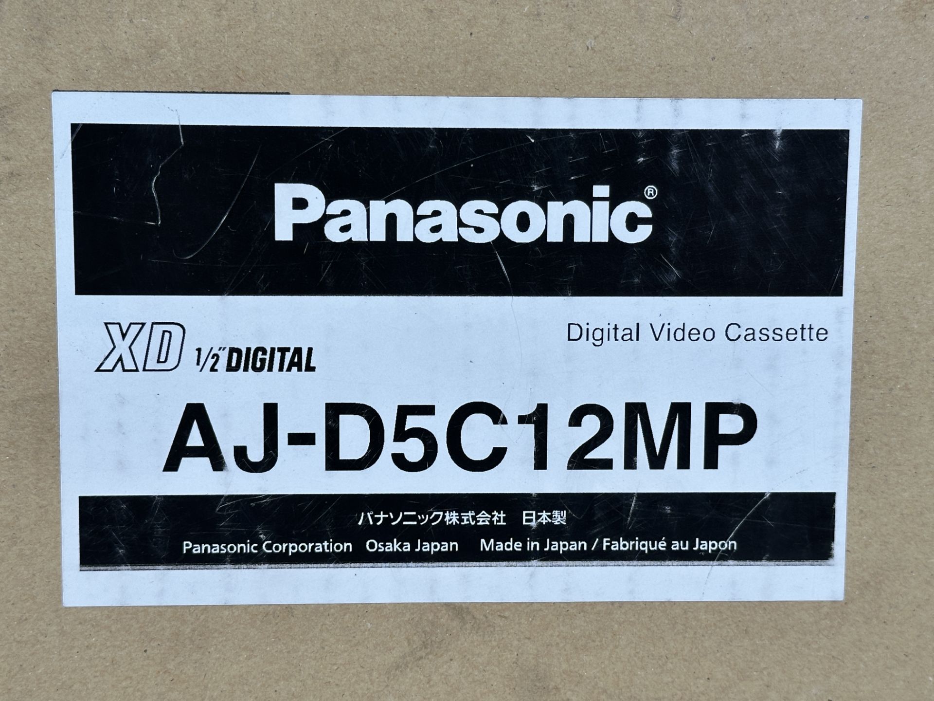 Lot of 2 Panasonic AJ-P12MP Panasonic Digital Video Cassette DVCPRO 10 Pack New, Sealed - Image 3 of 5