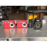 Lot of Digital Cameras including Nikon Coolpix P510, (2) Vivitar F124 Digital Cameras