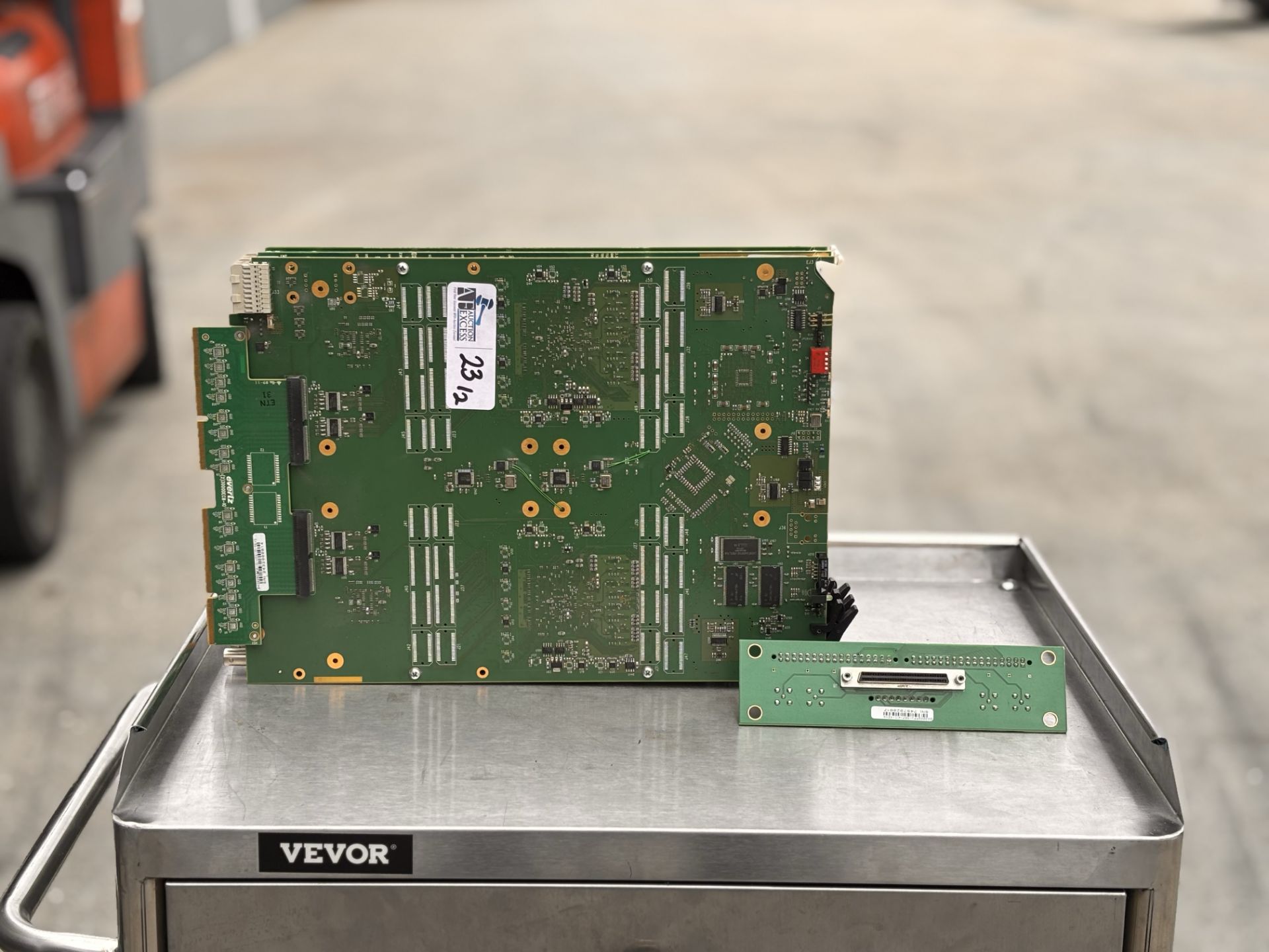 Lot of 2 Evertz Cards Evertz 3000MVP-PPMX16 Display Processor Module (no backpane) + Evertz BA3000PP