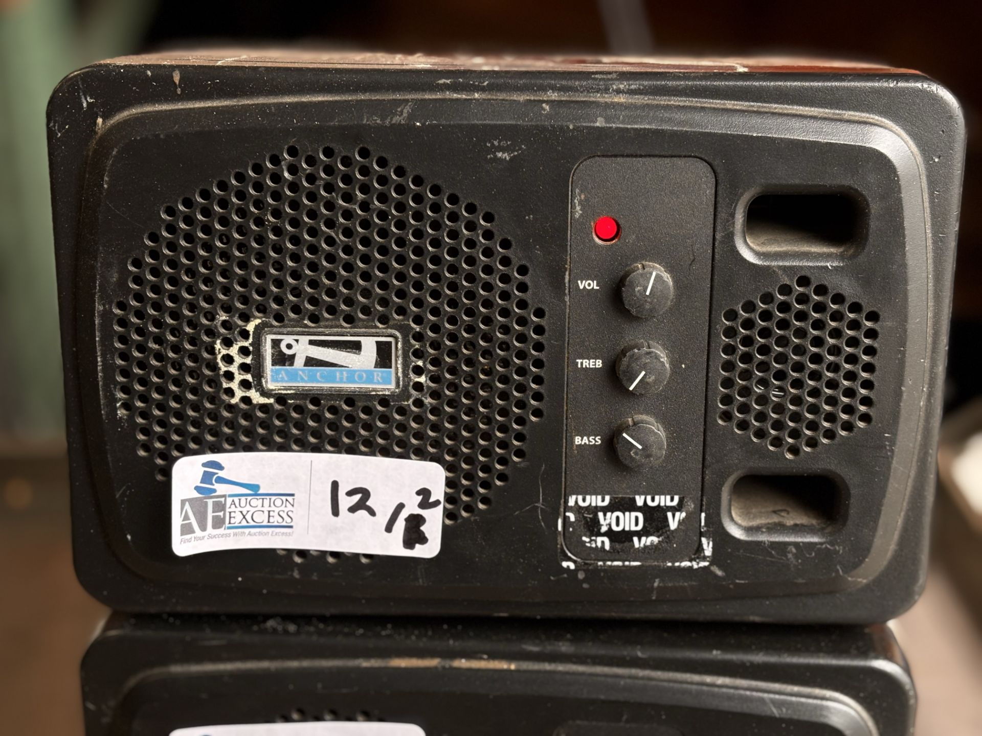 Lot of 2 Anchor Audio AN-1000X Black Powered Speaker Monitors - Image 4 of 5