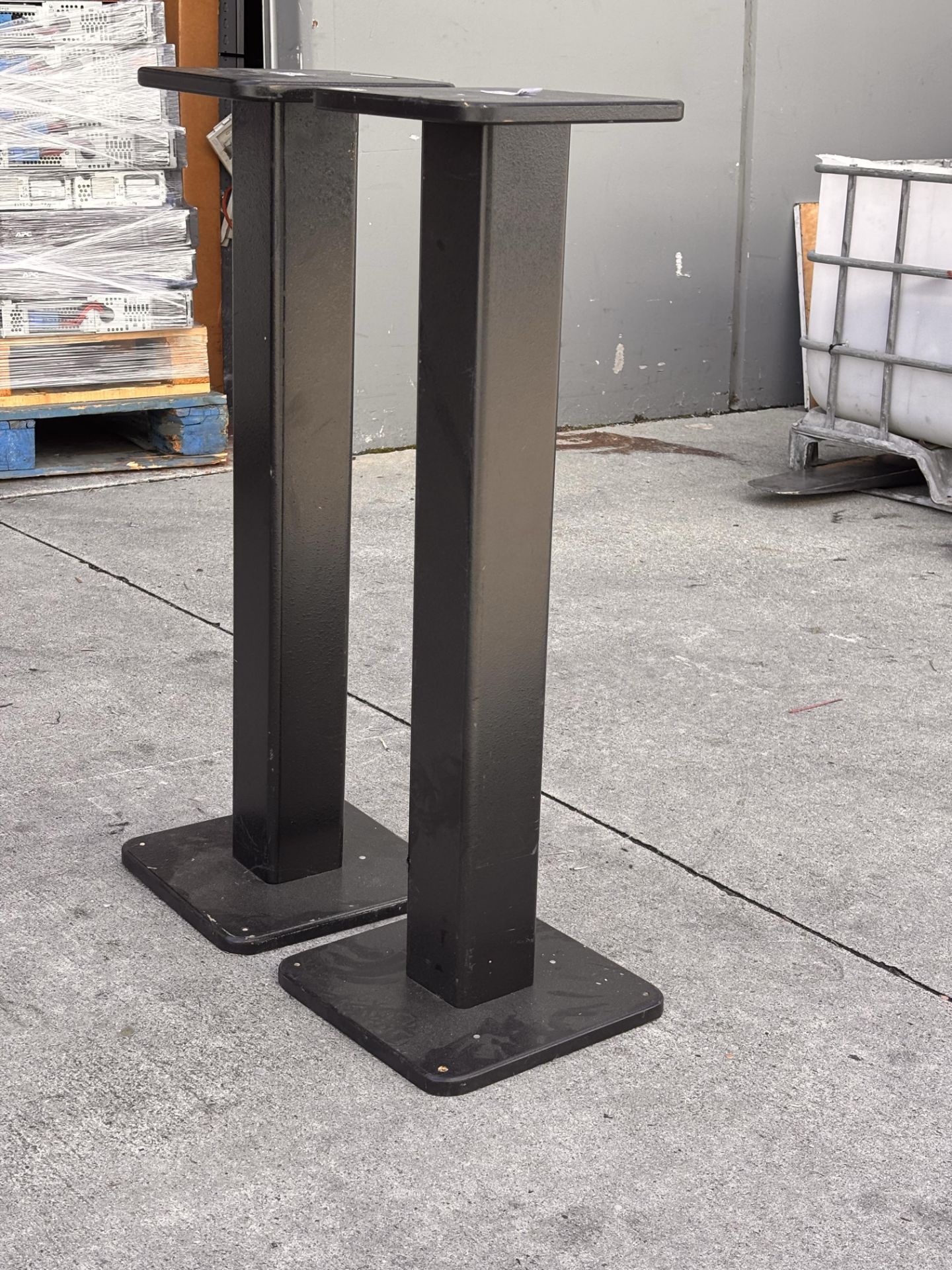 Pair of Speaker Stands Platform Measures 10x10" - Image 3 of 5