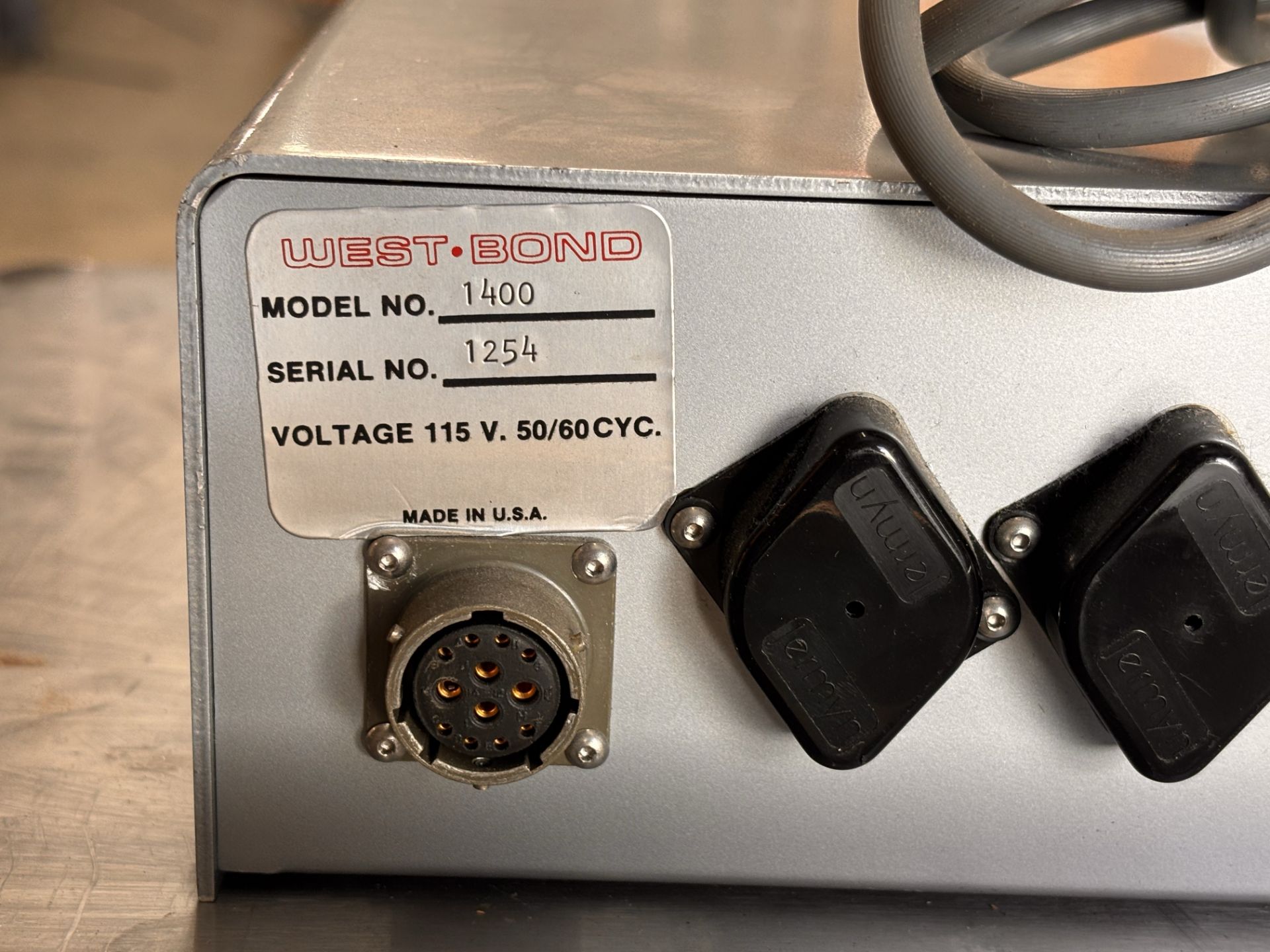 West Bond Ultrasonic Generator Model 1400 - Image 4 of 4