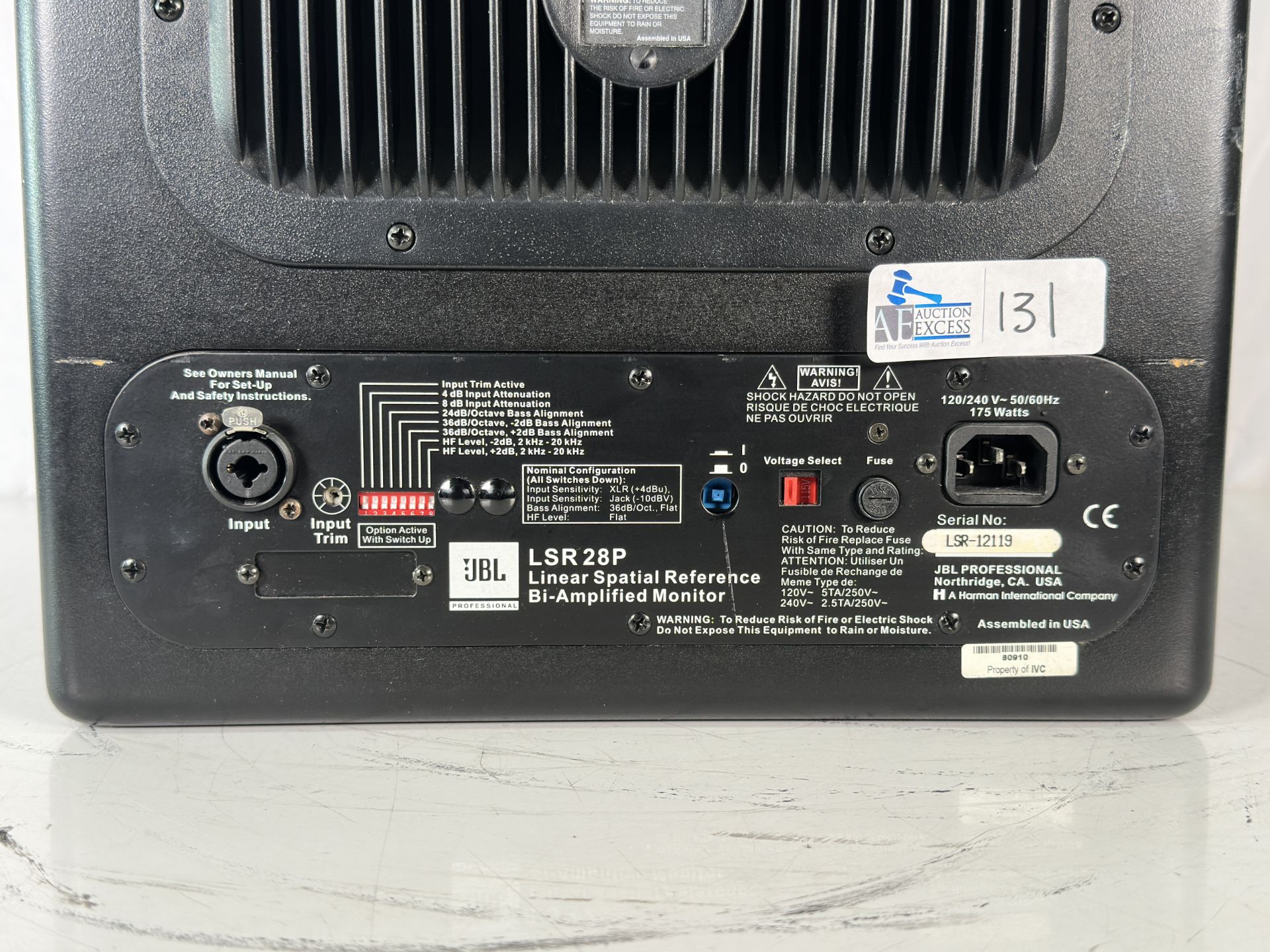 JBL LSR28P Linear Spatial Reference Studio Monitor - Image 4 of 5