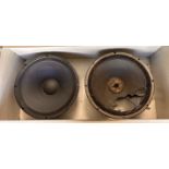 Two Speaker Woofers: Altec 416-8A Low Frequency Driver / Woofer (Needs re-coning) + Mackie 0008877 S