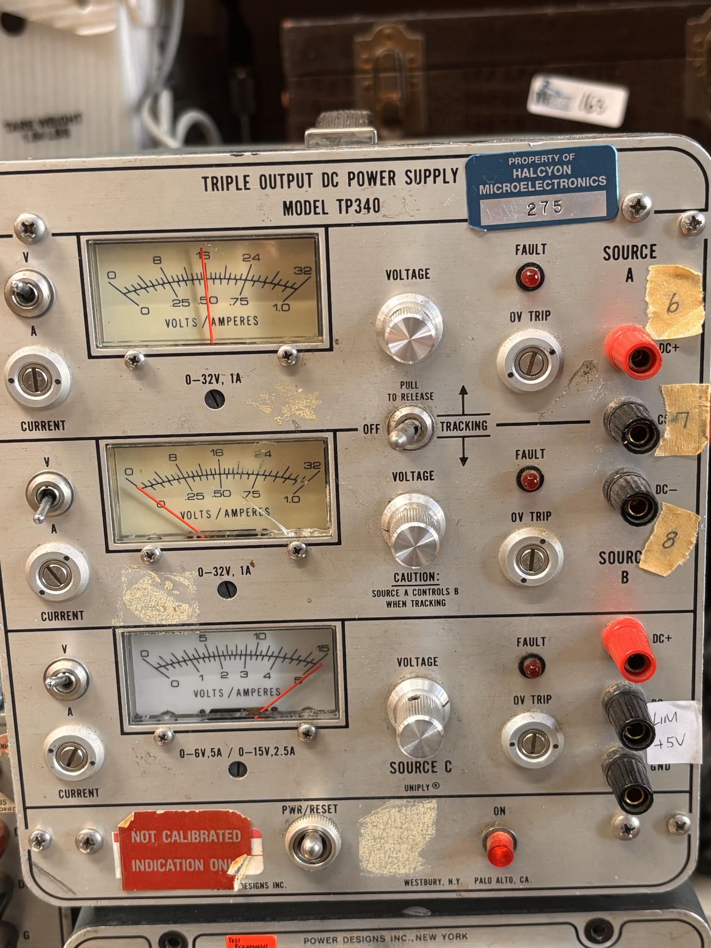 Lot of 4 Power Designs Power Supplies including Power Designs TP340 Triple Output Power Supply, Powe - Image 10 of 11