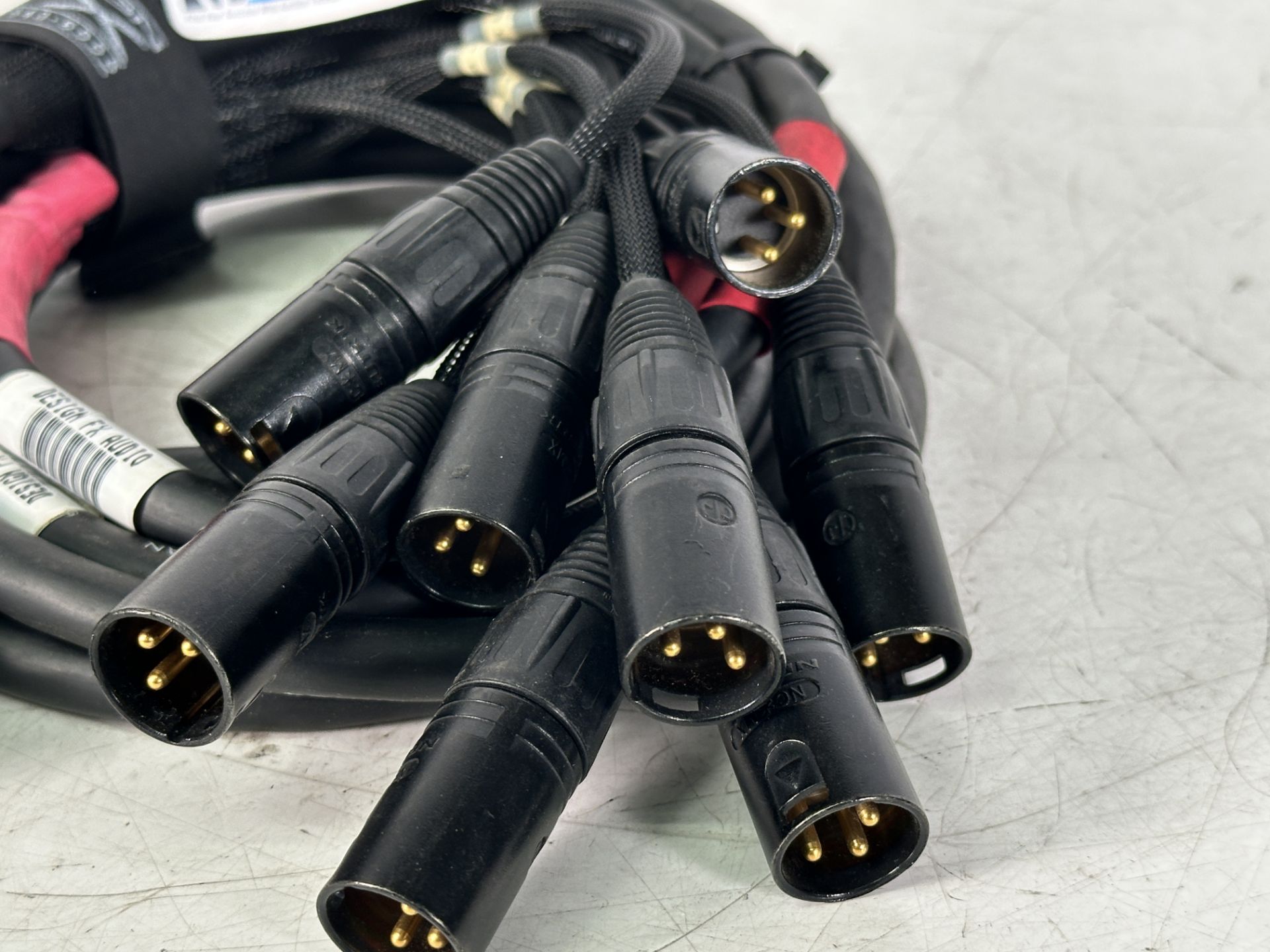 (2) Mogami 3161 6' DB25 Male XLR Male 8 Channel AES/EBU Cable - Image 3 of 3