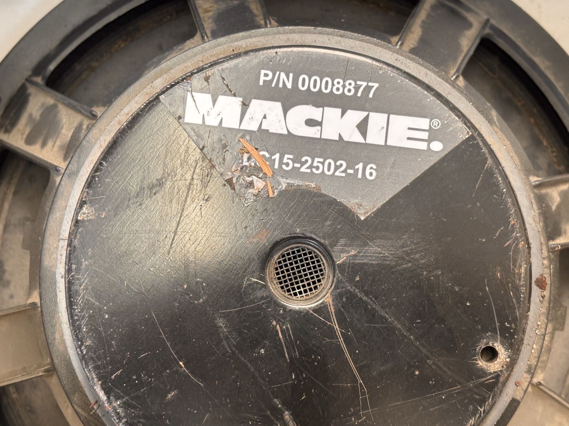 Two Speaker Woofers: Altec 416-8A Low Frequency Driver / Woofer (Needs re-coning) + Mackie 0008877 S - Image 4 of 7