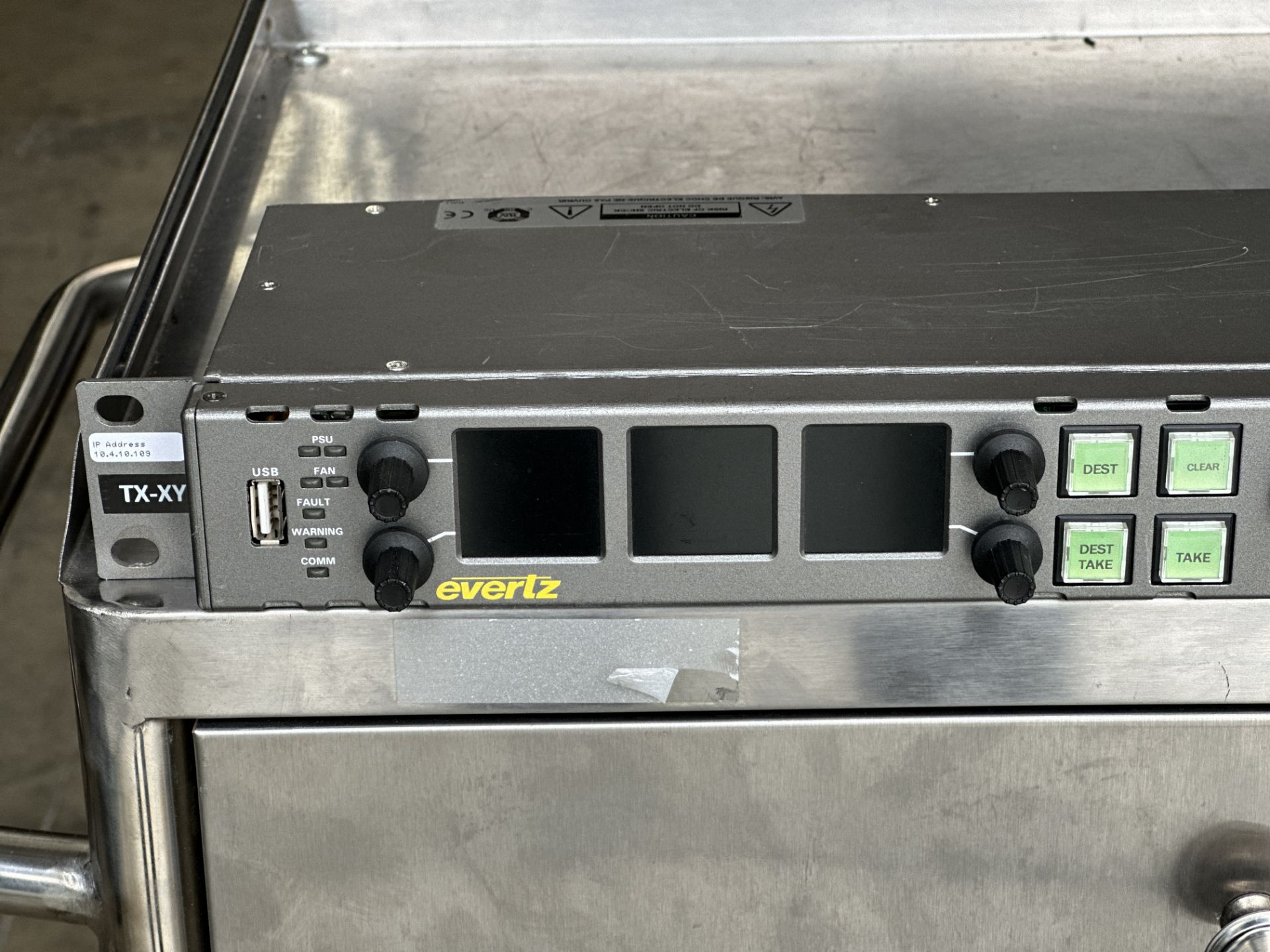 Evertz CP-1024E Quartz Router Control Panel - Image 2 of 7