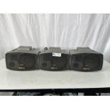 Lot of 3 Califone PA-300 Presentation Pro 90 Watt Stereo PA Speakers