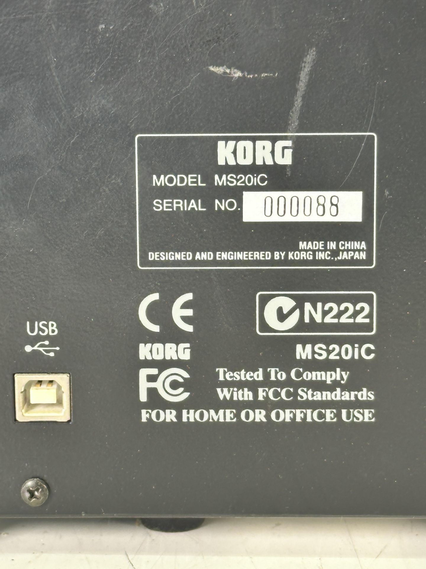 Korg MS20iC Mini Controller Keyboard - Image 6 of 7