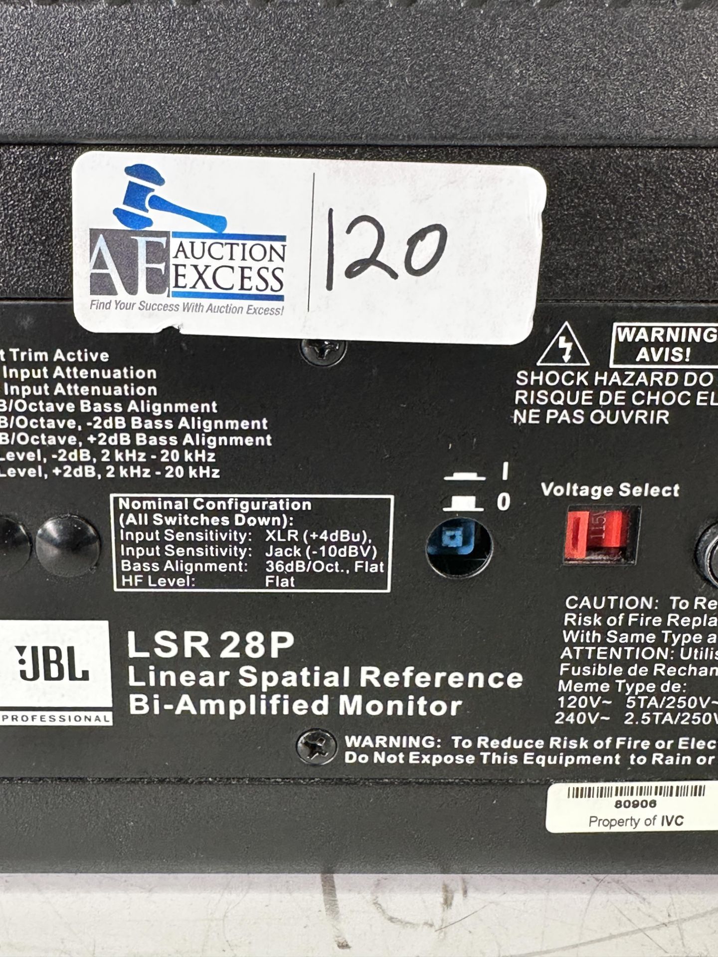 JBL LSR28P Linear Spatial Reference Studio Monitor - Image 6 of 6