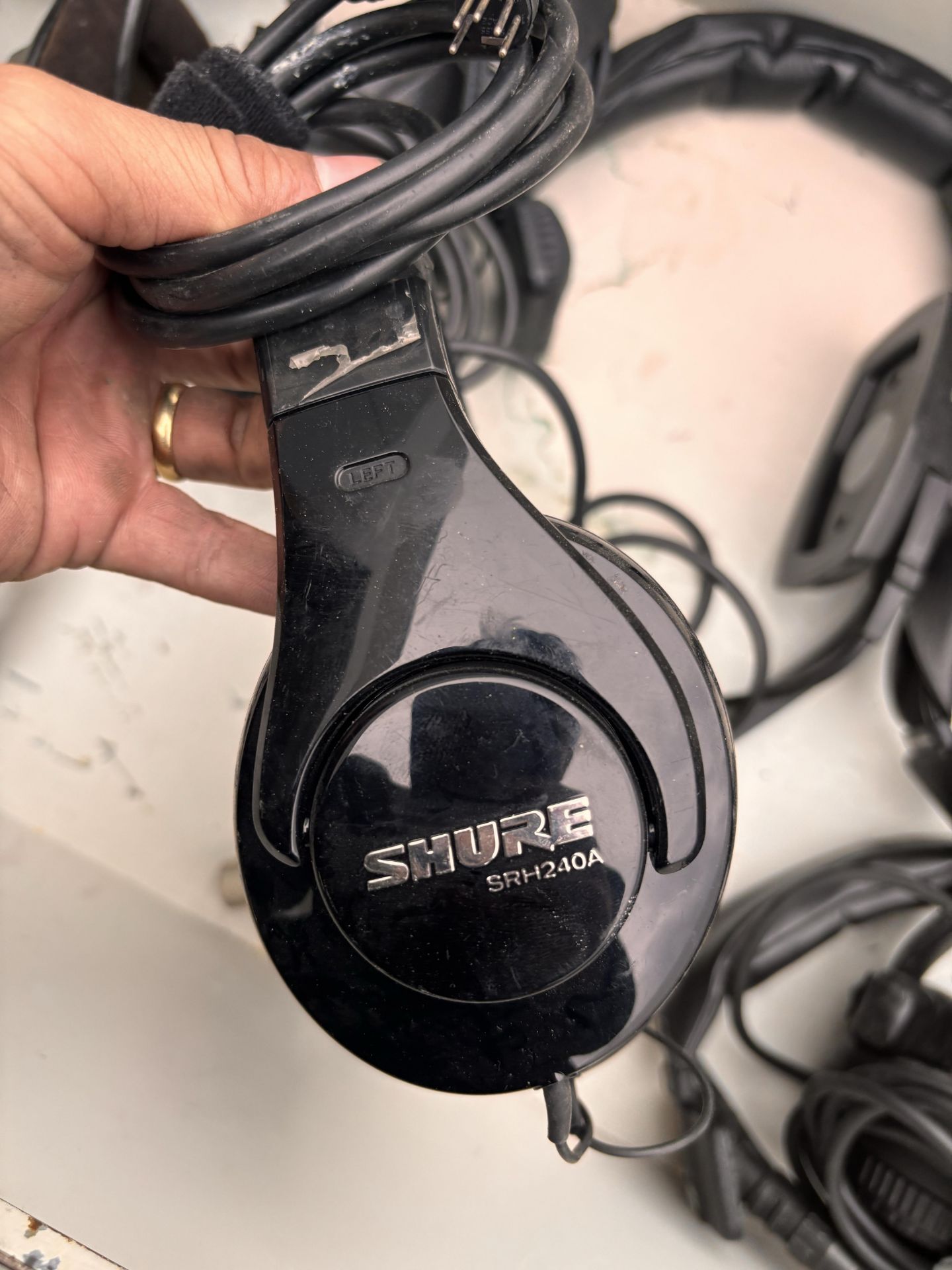 Lot of Headphones including Beyer Dynamic DT 109, Shure SRH240A, Sony MDR-7506 - Image 7 of 12