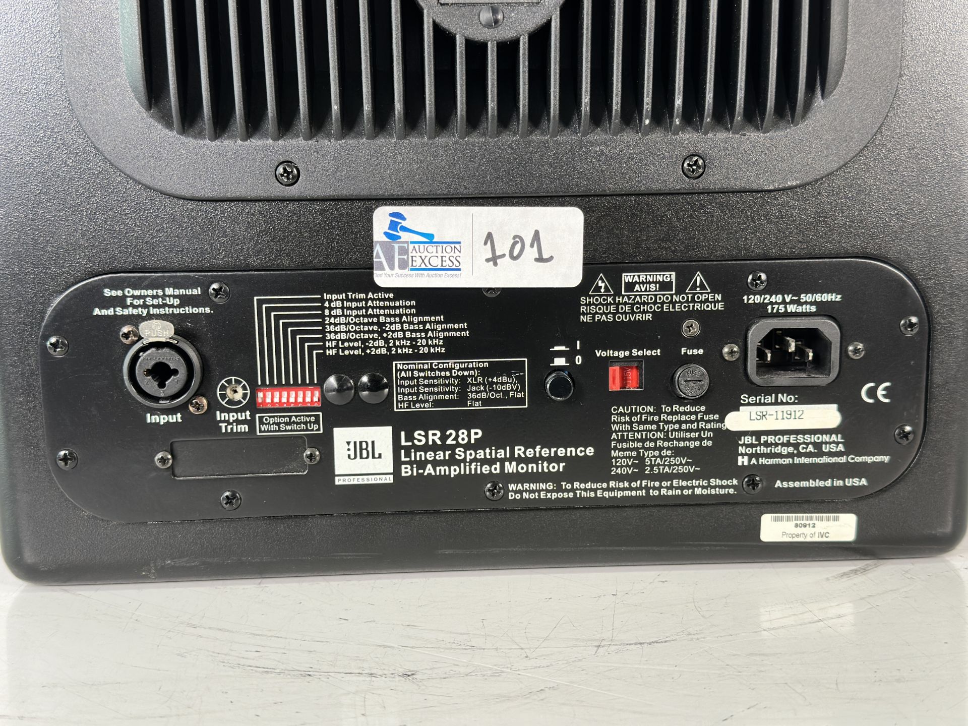 JBL LSR28P Linear Spatial Reference Studio Monitor - Image 4 of 4
