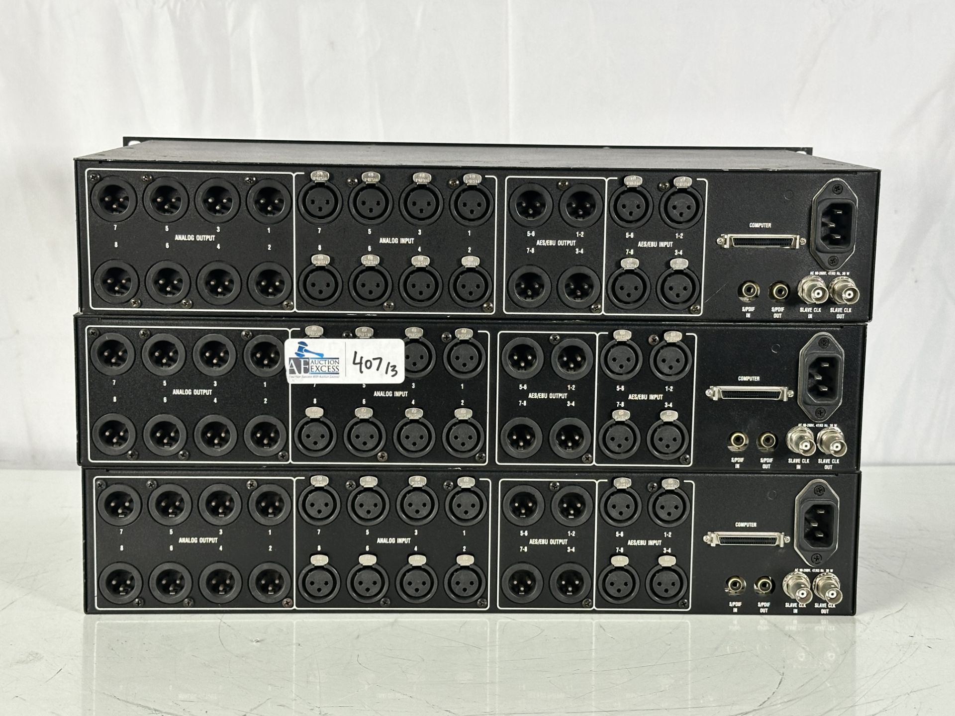 Lot of 3 Digidesign 888/24 I/O Audio Interfaces MH068 - Image 3 of 5
