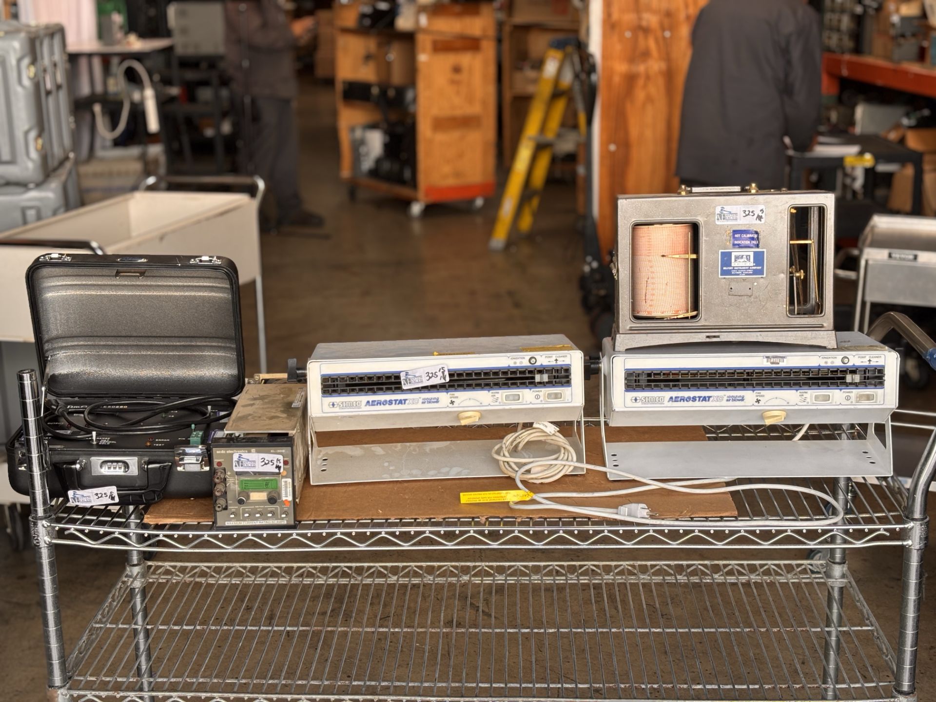 Lot of Test Equip including DMC TE50260 hybrid tester ACDC Electronics EL-300 Power Supply, Belfort