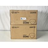 Lot of 2 Hanwha Techwin TNV-7010RC 3MP IP Corner Mount Security Cameras, New Sealed