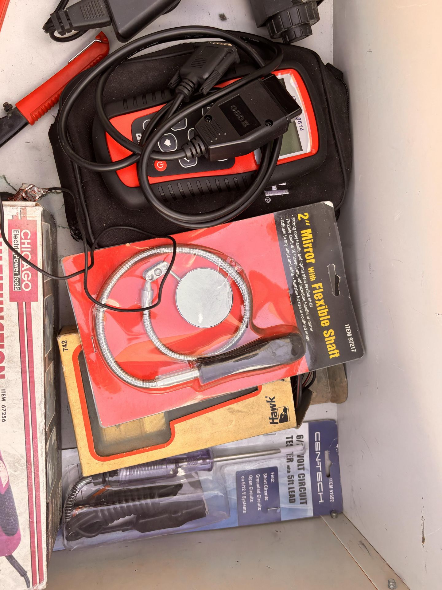 Lot of Automotive and Diagnostic Equipment: OBD2 Scanner, Timing Lights, Meters - Image 10 of 13