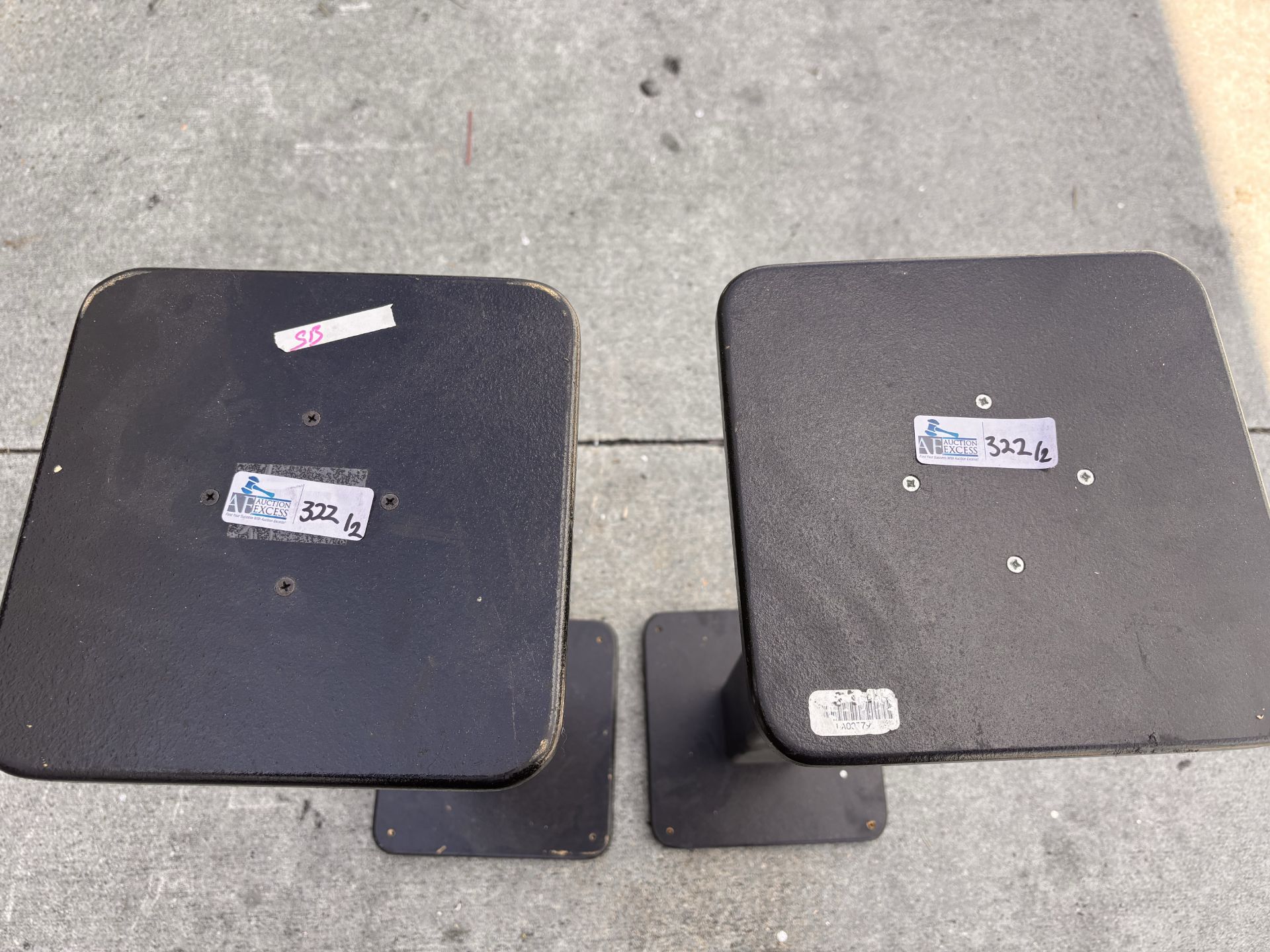 Pair of Speaker Stands Platform Measures 10x10" - Image 5 of 5