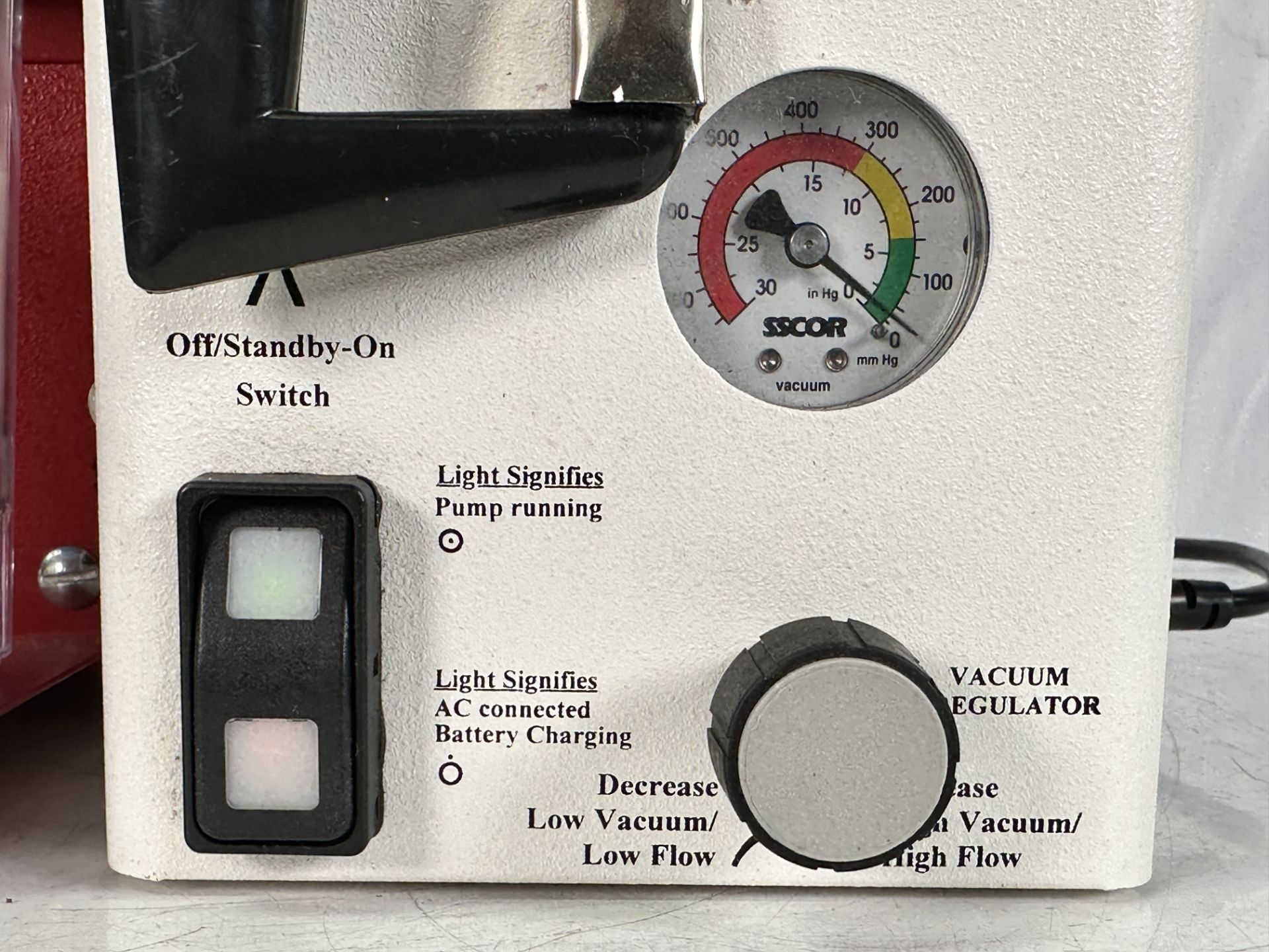 Lot of 2 SSCOR, SSCOR 40014B + Sscor S-SCORT DUET 2014A Aspirator Vacuum Suction Pump - Image 2 of 9