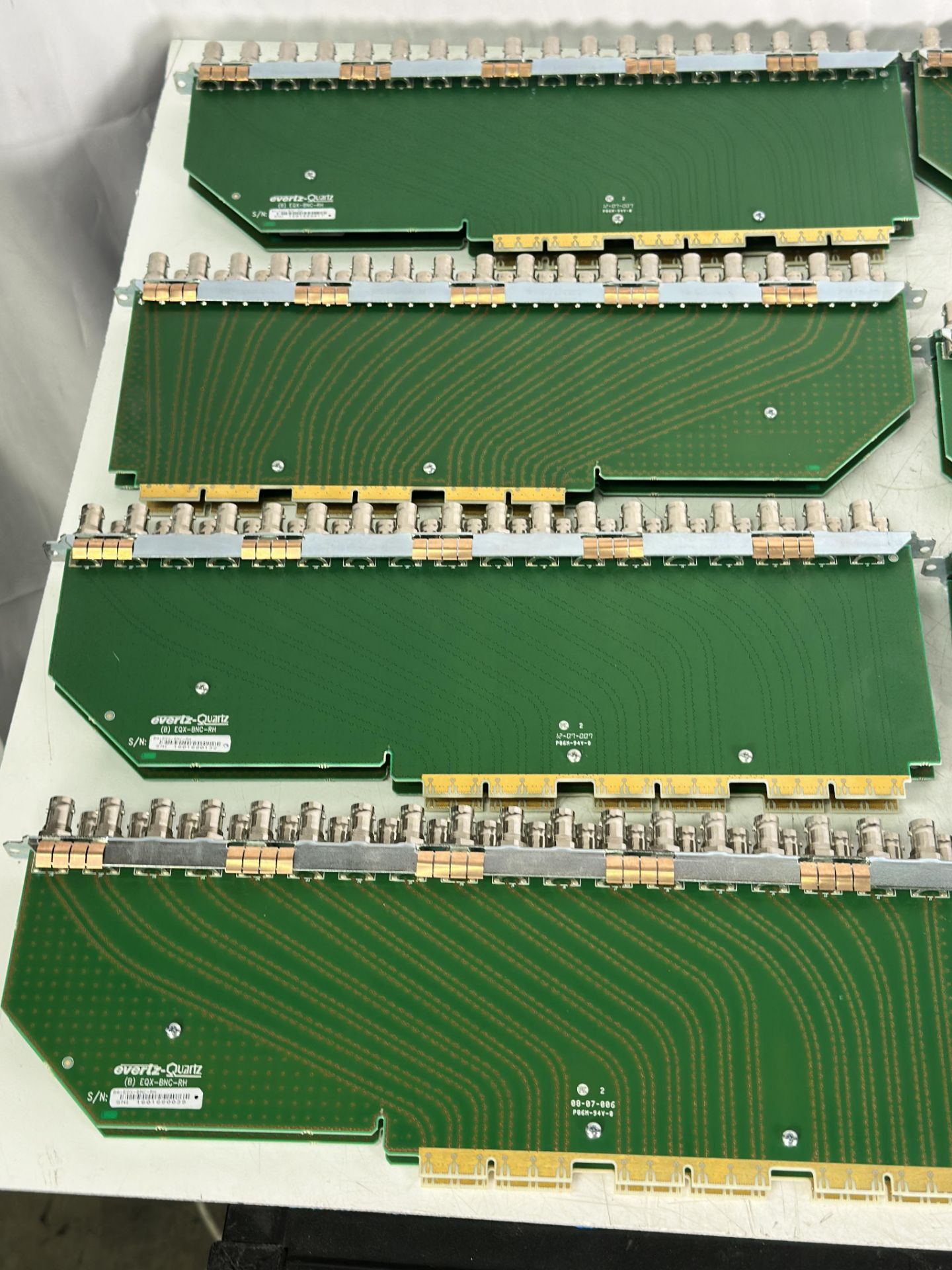 Lot of 7x Lot of 4 Evertz EQX-IO18-RP Backplane Connector Boards for Quartz router EQX-BNC-RH LH BNC - Image 3 of 6