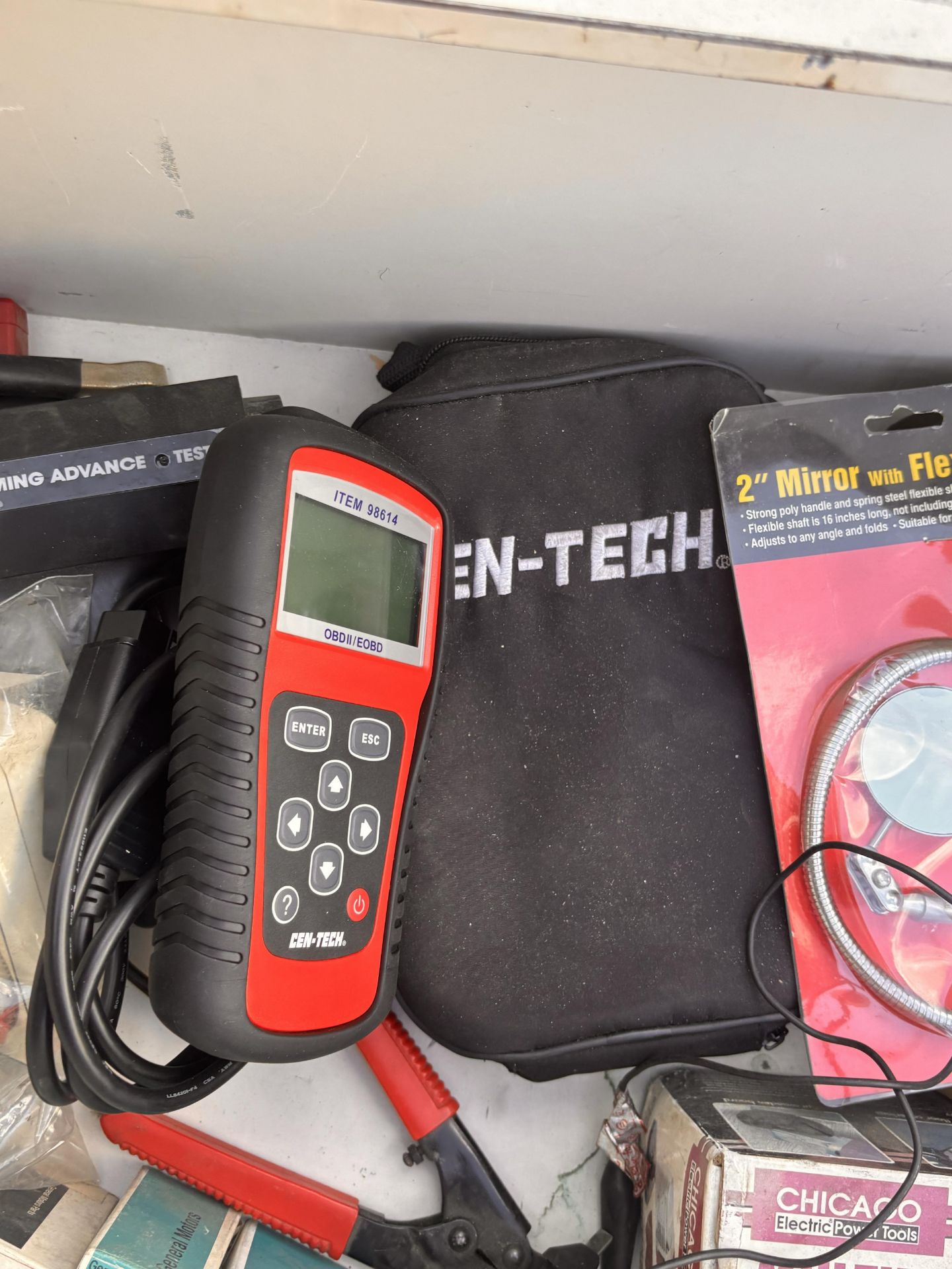 Lot of Automotive and Diagnostic Equipment: OBD2 Scanner, Timing Lights, Meters - Image 13 of 13
