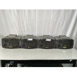 Lot of 4 Califone PA-300 Presentation Pro 90 Watt Stereo PA Speakers